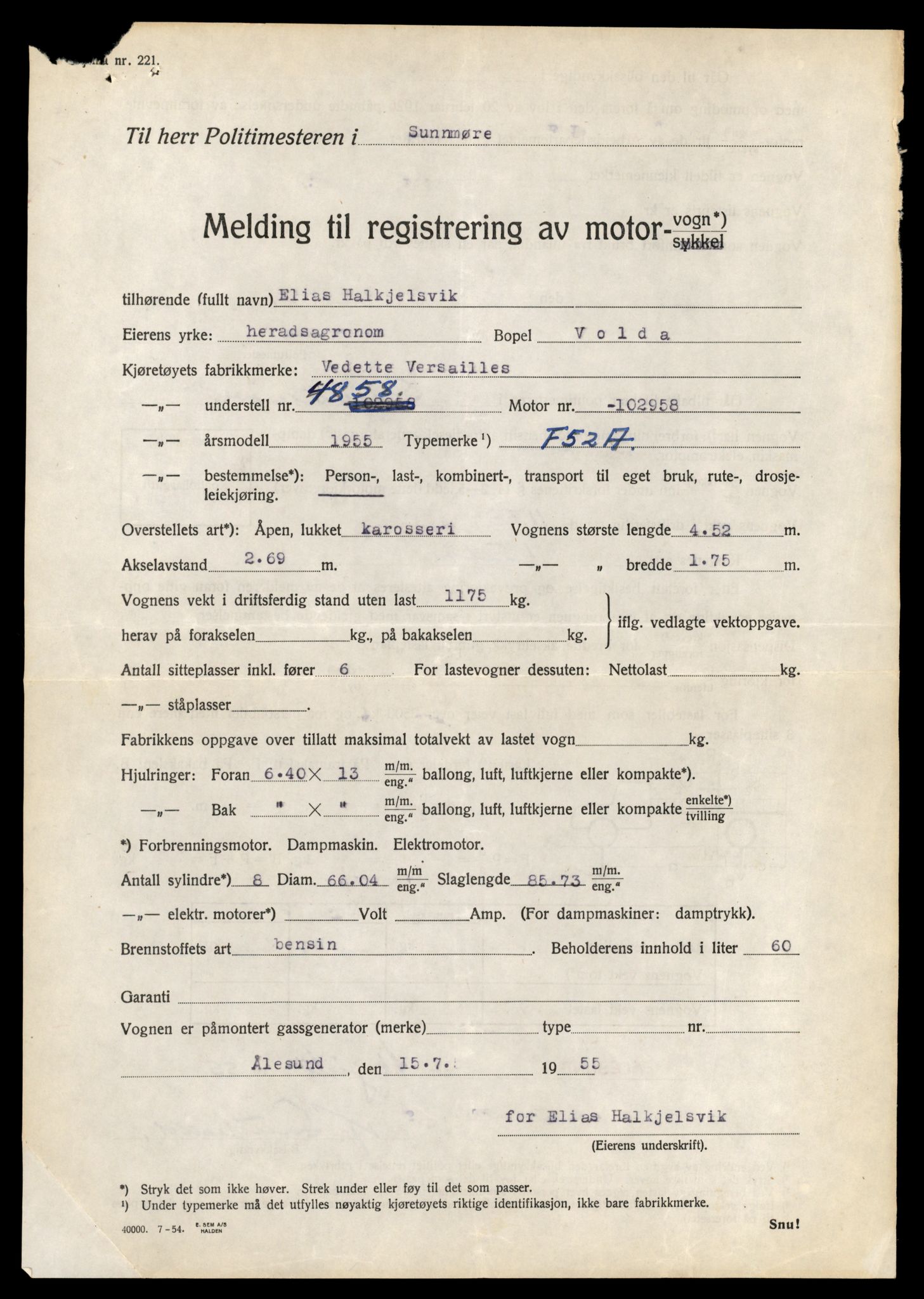 Møre og Romsdal vegkontor - Ålesund trafikkstasjon, AV/SAT-A-4099/F/Fe/L0048: Registreringskort for kjøretøy T 14721 - T 14863, 1927-1998, p. 2993