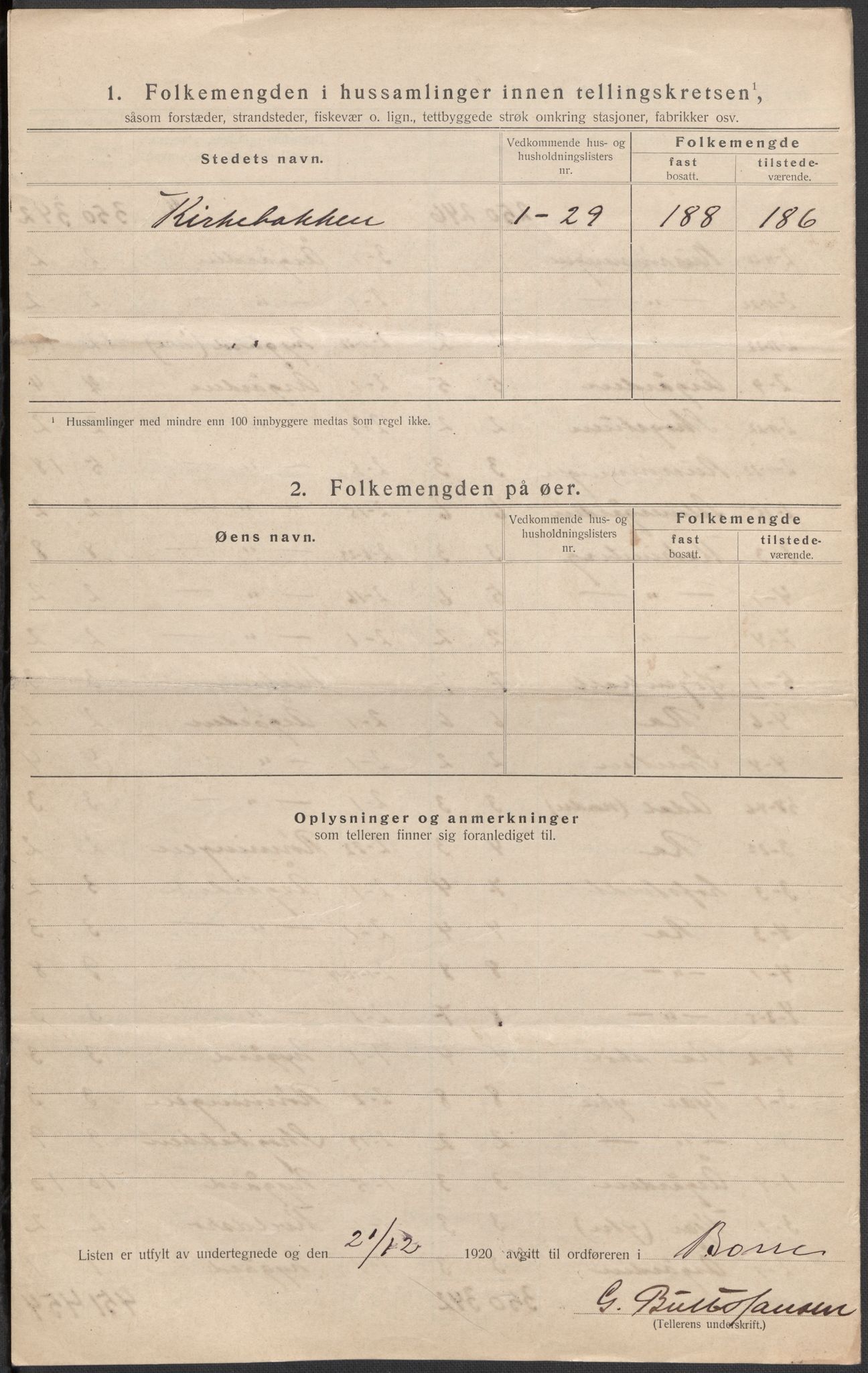 SAKO, 1920 census for Borre, 1920, p. 26