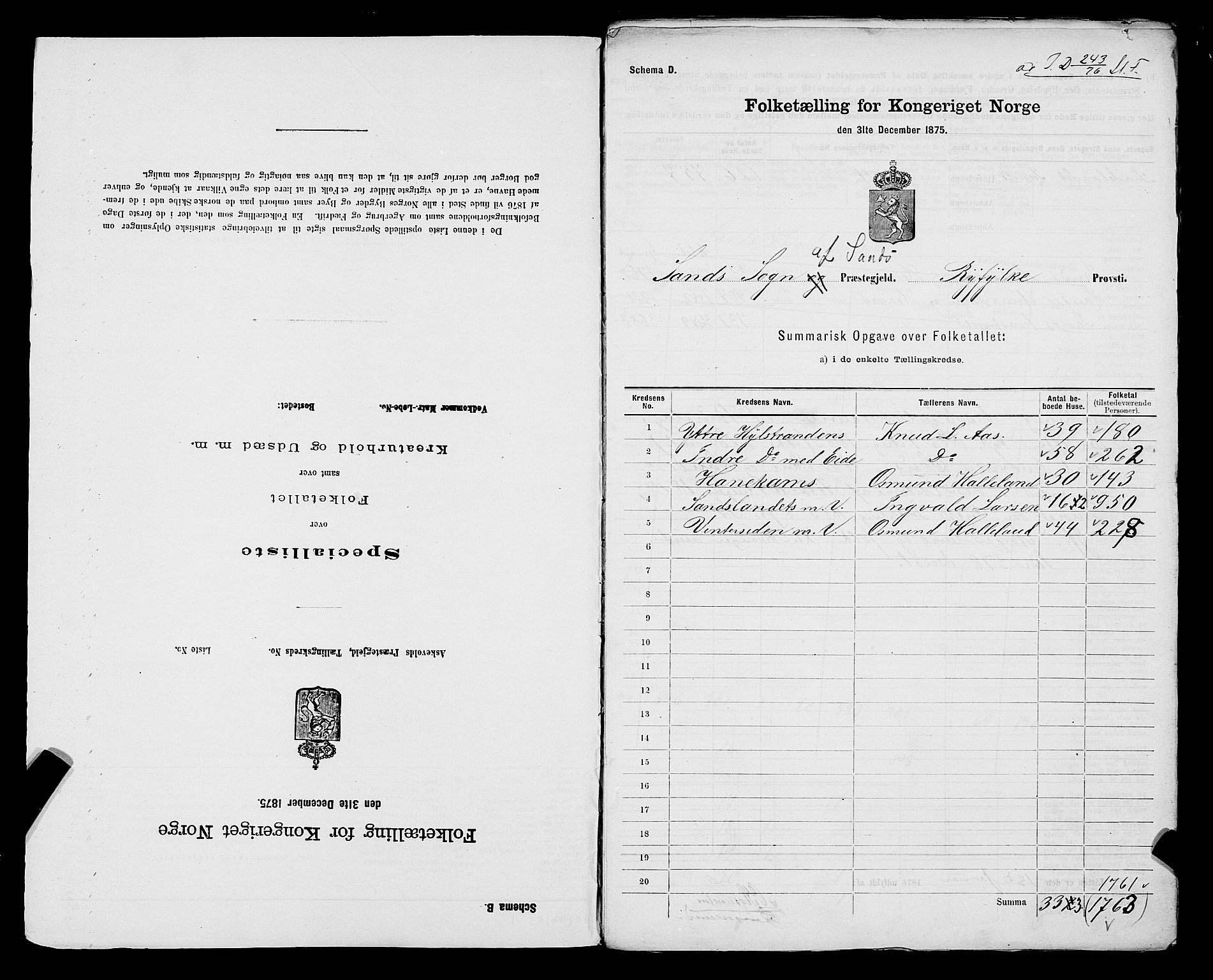 SAST, 1875 census for 1136P Sand, 1875, p. 2