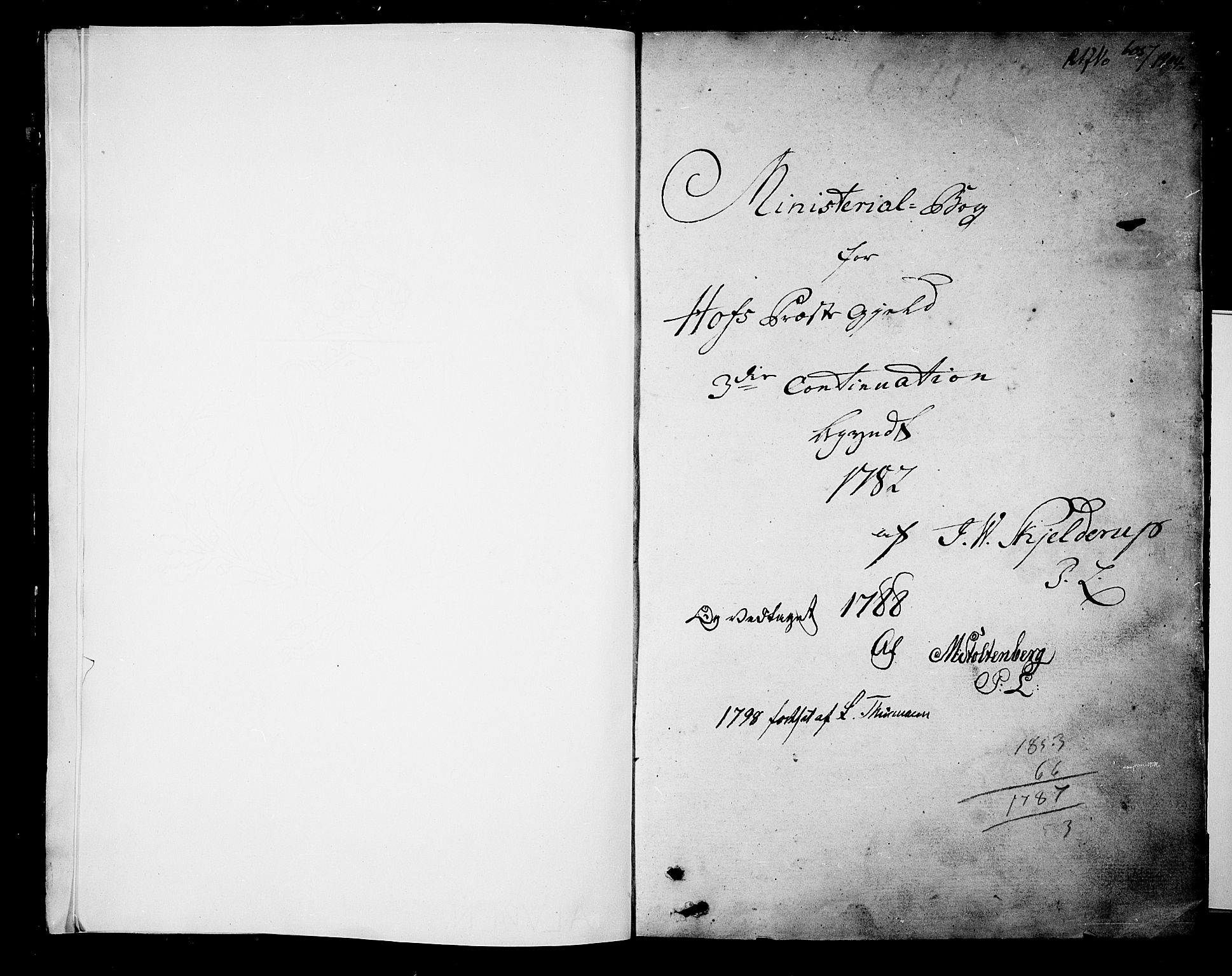 Hof kirkebøker, SAKO/A-64/F/Fa/L0003: Parish register (official) no. I 3, 1782-1814