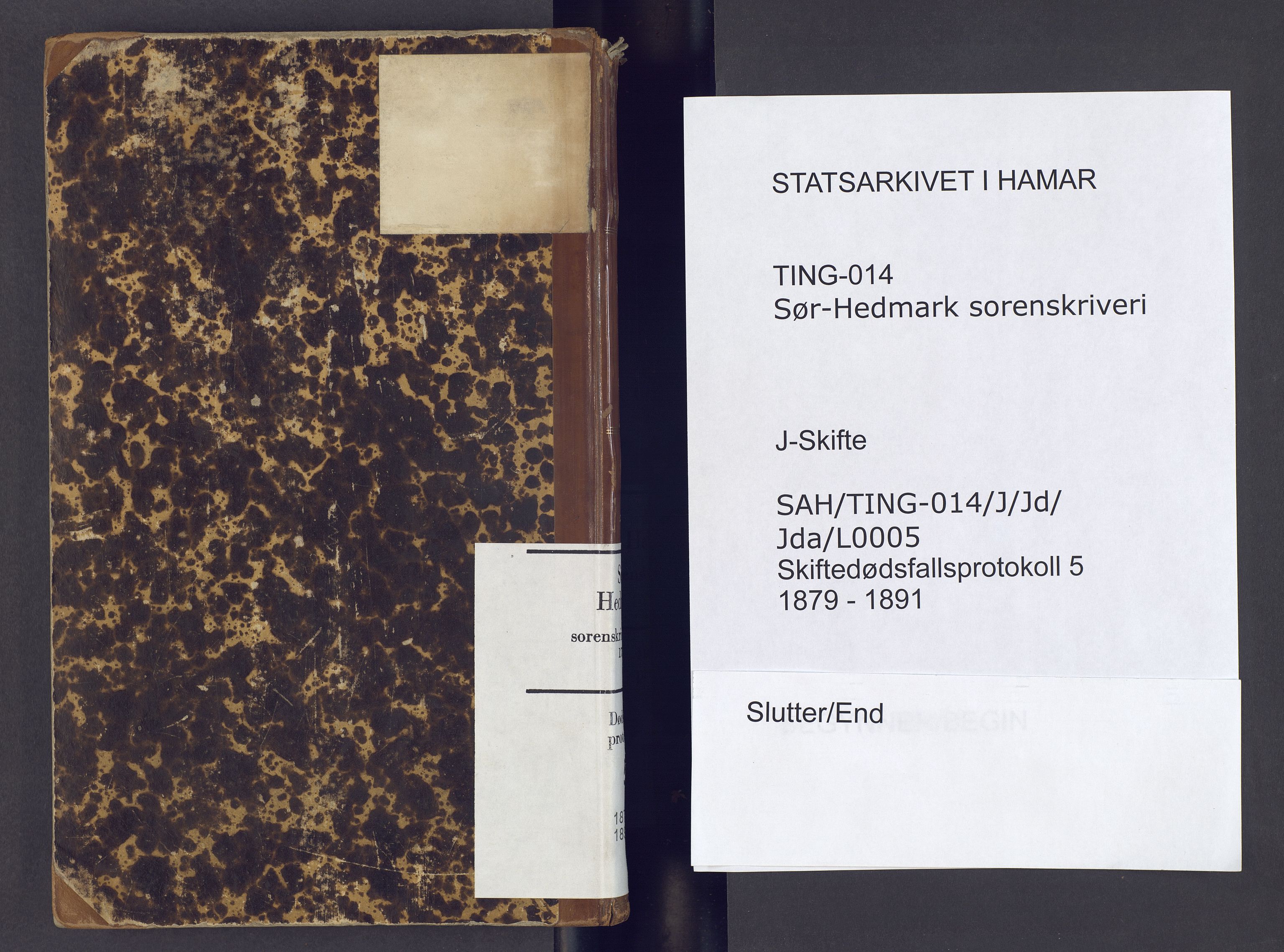 Sør-Hedmark sorenskriveri, SAH/TING-014/J/Jd/Jda/L0005: Dødsfallsprotokoll, 1879-1891