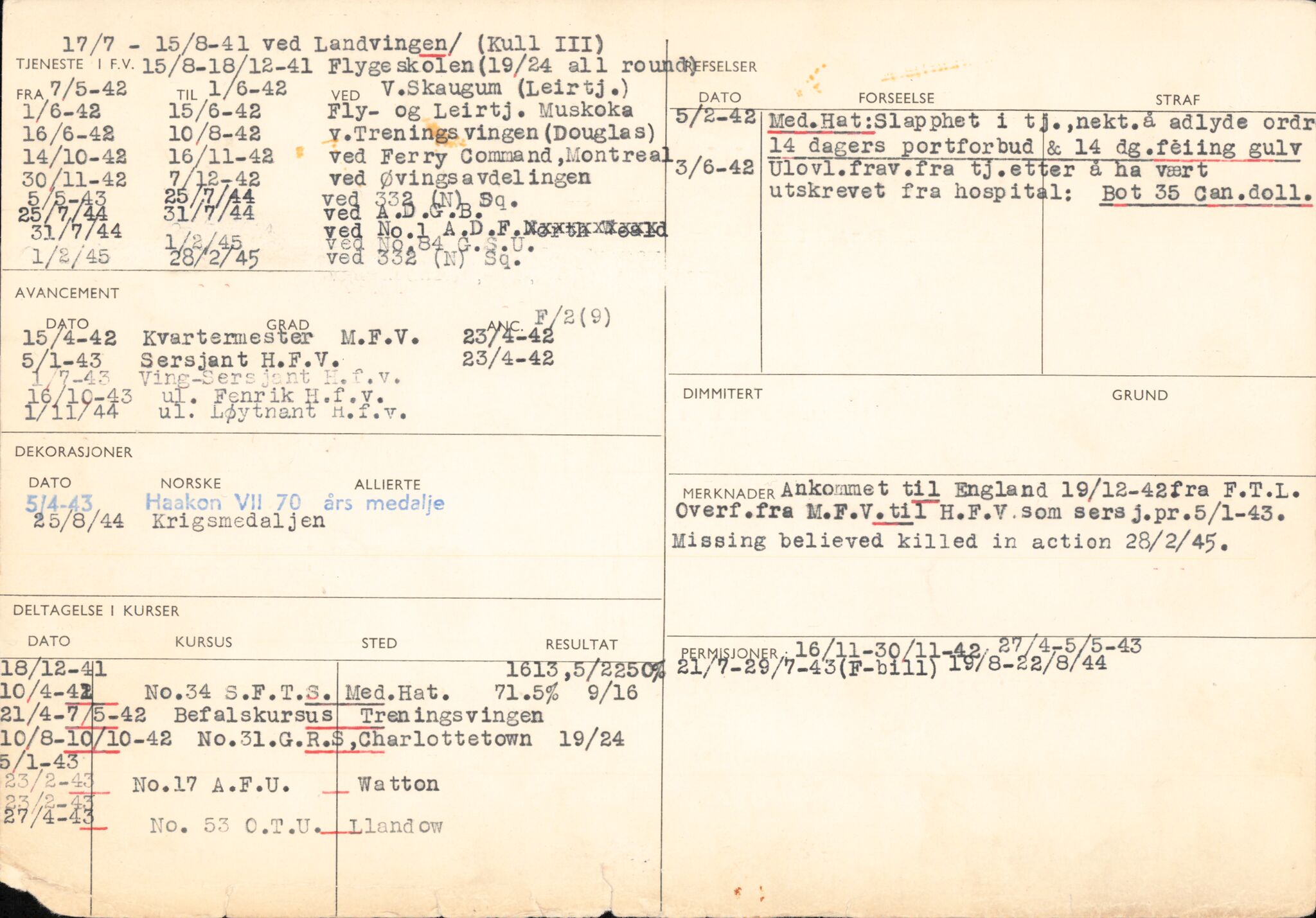 Forsvaret, Forsvarets overkommando/Luftforsvarsstaben, AV/RA-RAFA-4079/P/Pa/L0052: Personellpapirer, 1917, p. 590