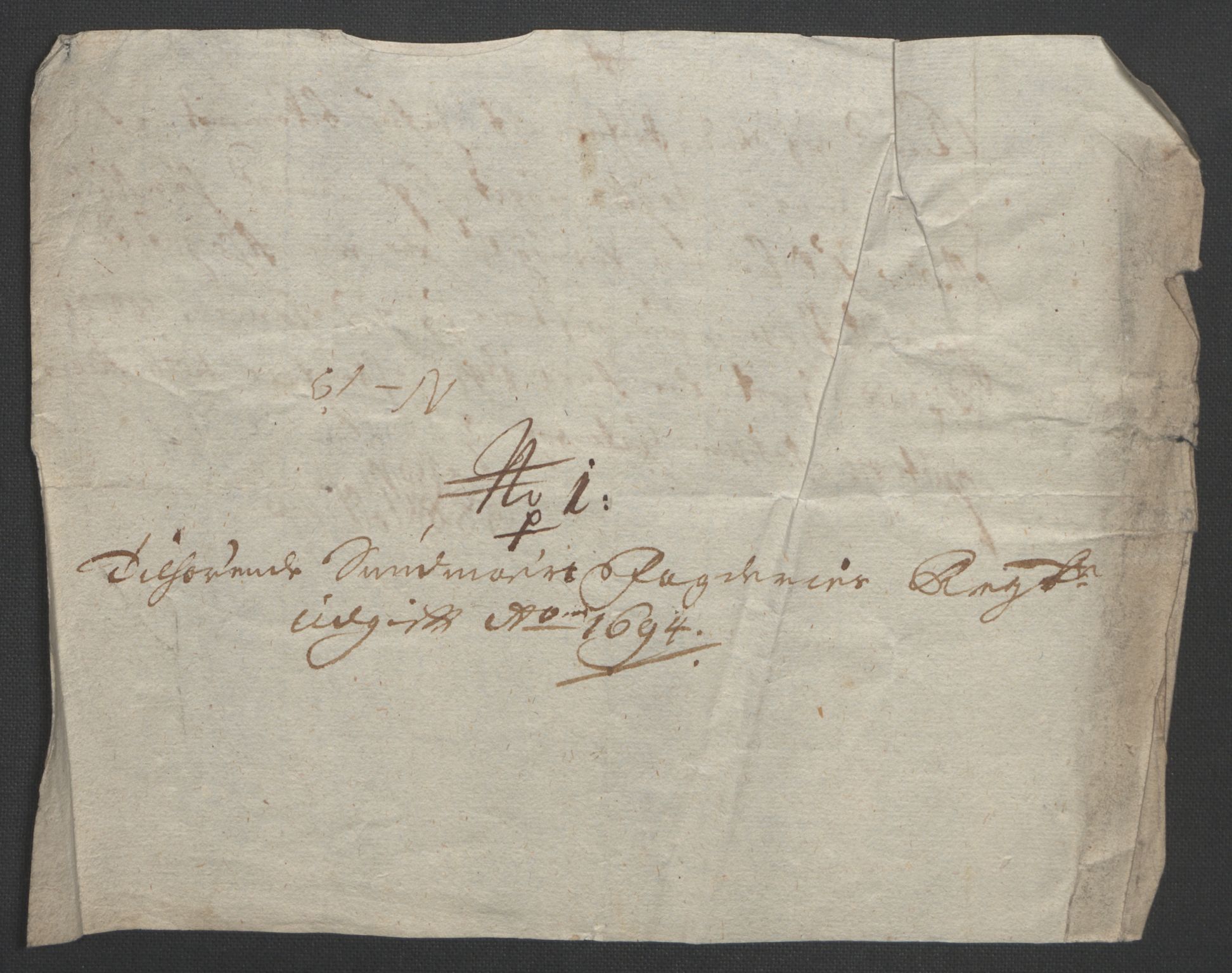 Rentekammeret inntil 1814, Reviderte regnskaper, Fogderegnskap, RA/EA-4092/R54/L3555: Fogderegnskap Sunnmøre, 1694-1695, p. 177