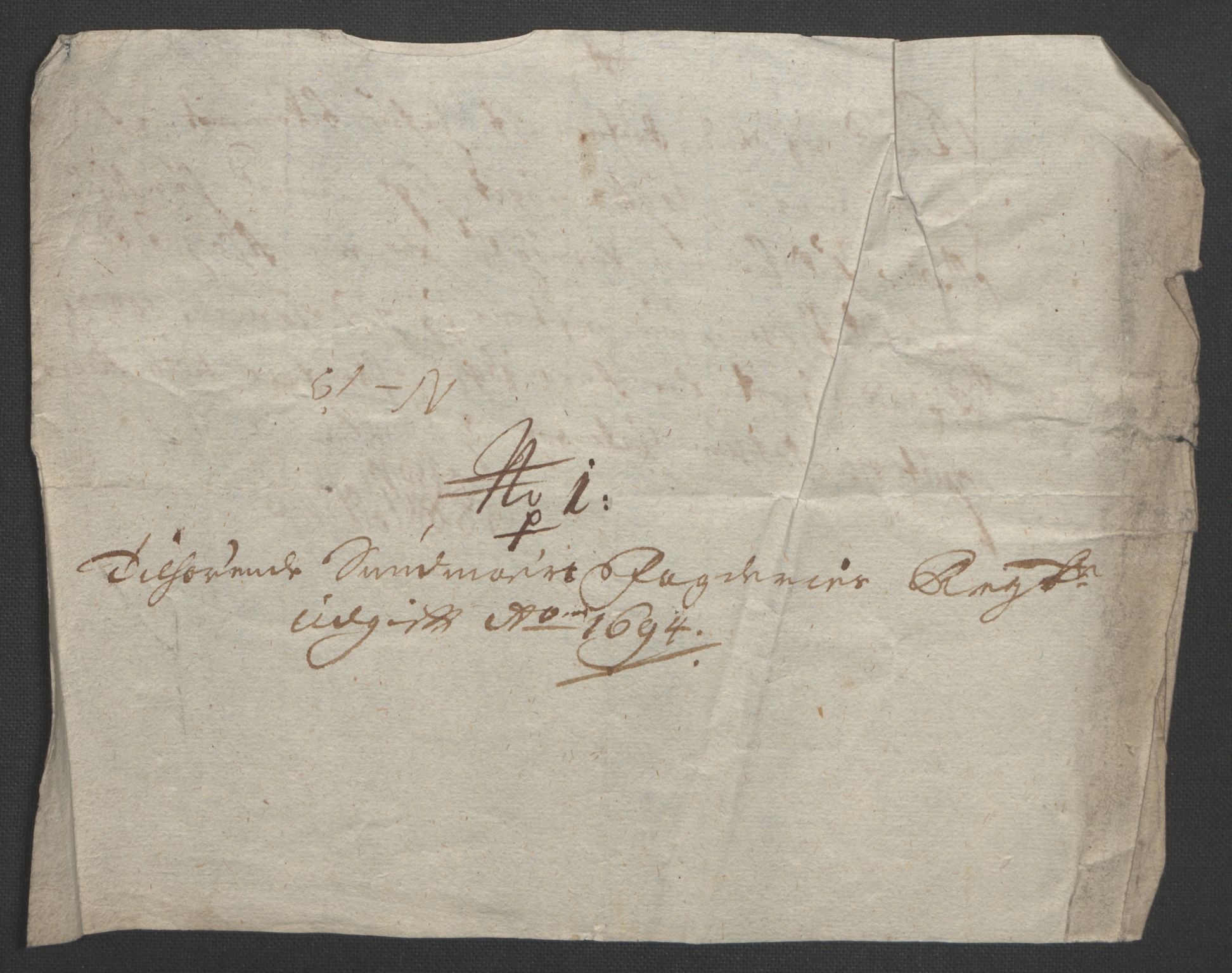 Rentekammeret inntil 1814, Reviderte regnskaper, Fogderegnskap, AV/RA-EA-4092/R54/L3555: Fogderegnskap Sunnmøre, 1694-1695, p. 177