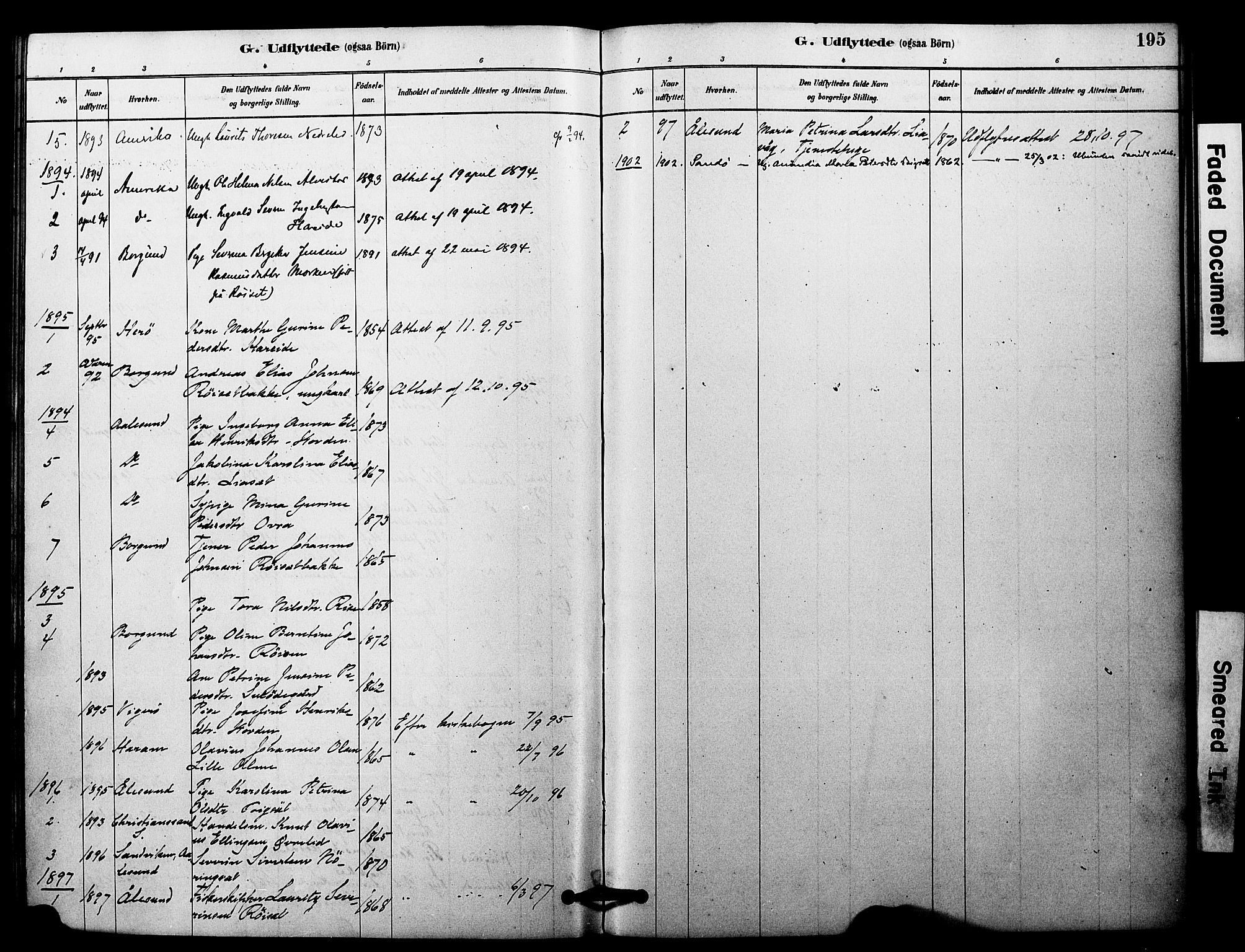 Ministerialprotokoller, klokkerbøker og fødselsregistre - Møre og Romsdal, SAT/A-1454/510/L0122: Parish register (official) no. 510A02, 1878-1897, p. 195