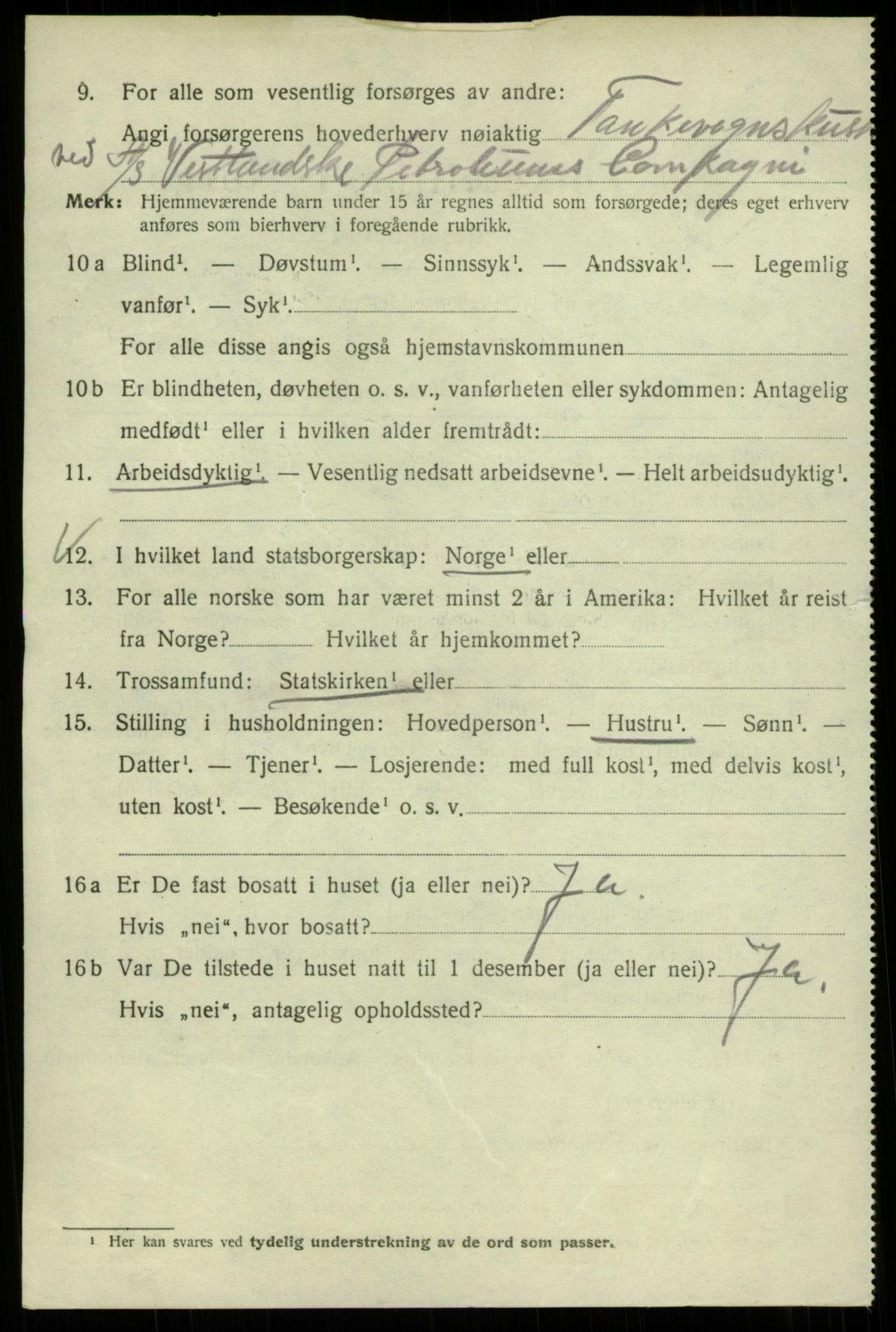 SAB, 1920 census for Bergen, 1920, p. 83321