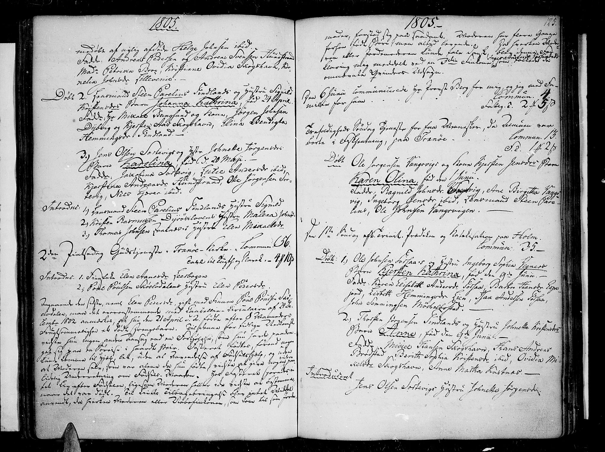 Tranøy sokneprestkontor, AV/SATØ-S-1313/I/Ia/Iaa/L0002kirke: Parish register (official) no. 2, 1773-1806, p. 125