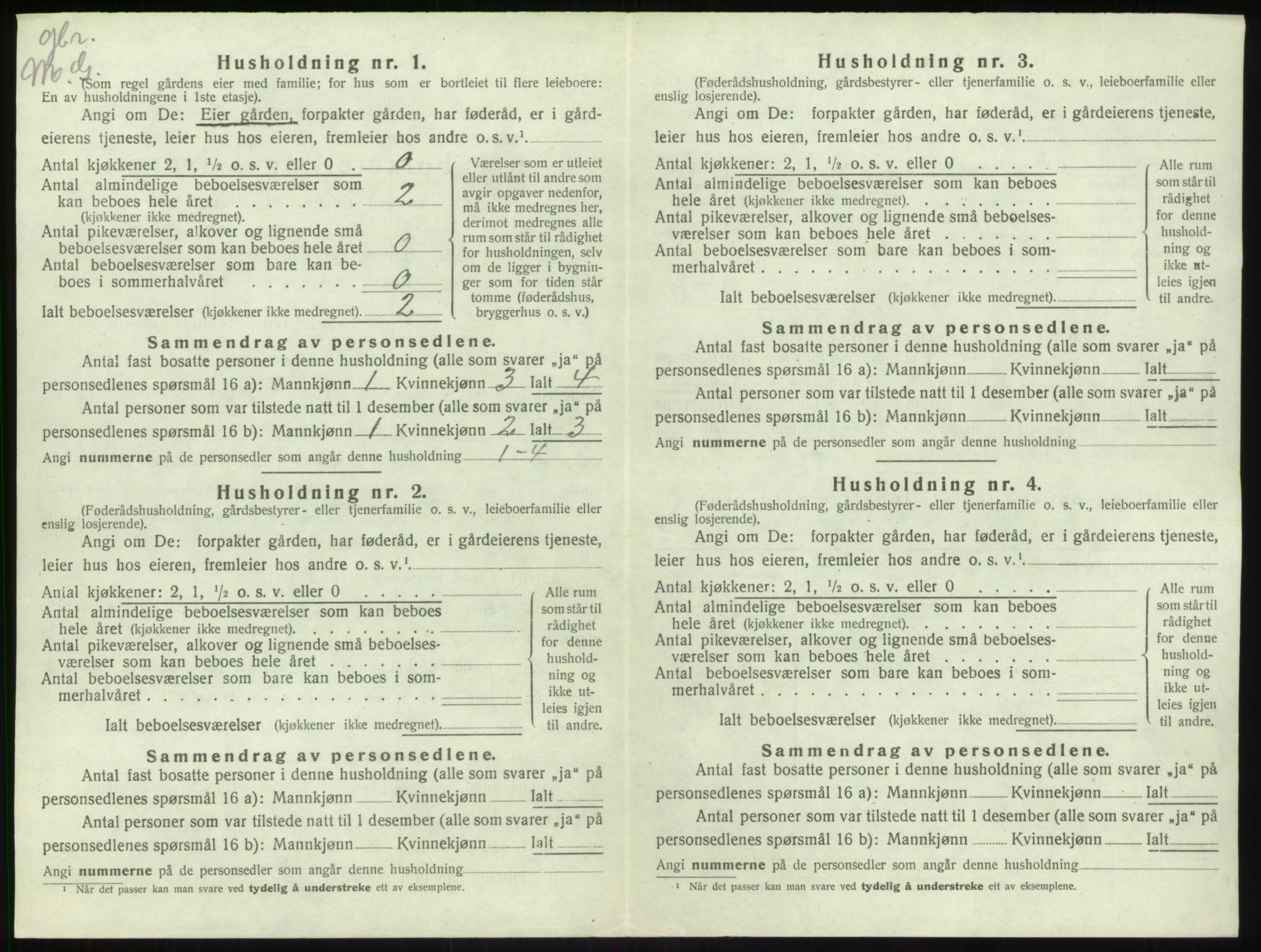 SAB, 1920 census for Leikanger, 1920, p. 562