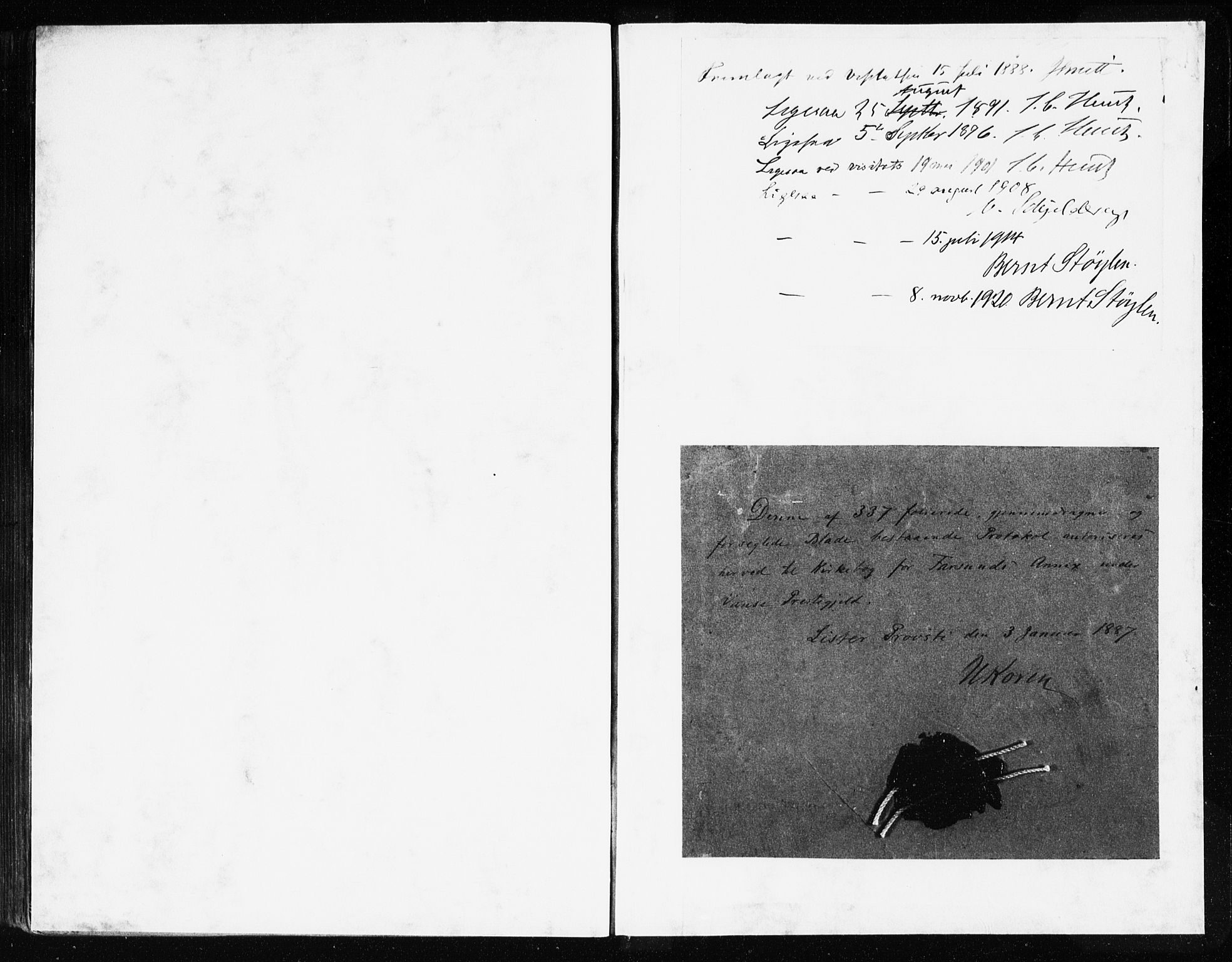 Farsund sokneprestkontor, AV/SAK-1111-0009/F/Fa/L0006: Parish register (official) no. A 6, 1887-1920