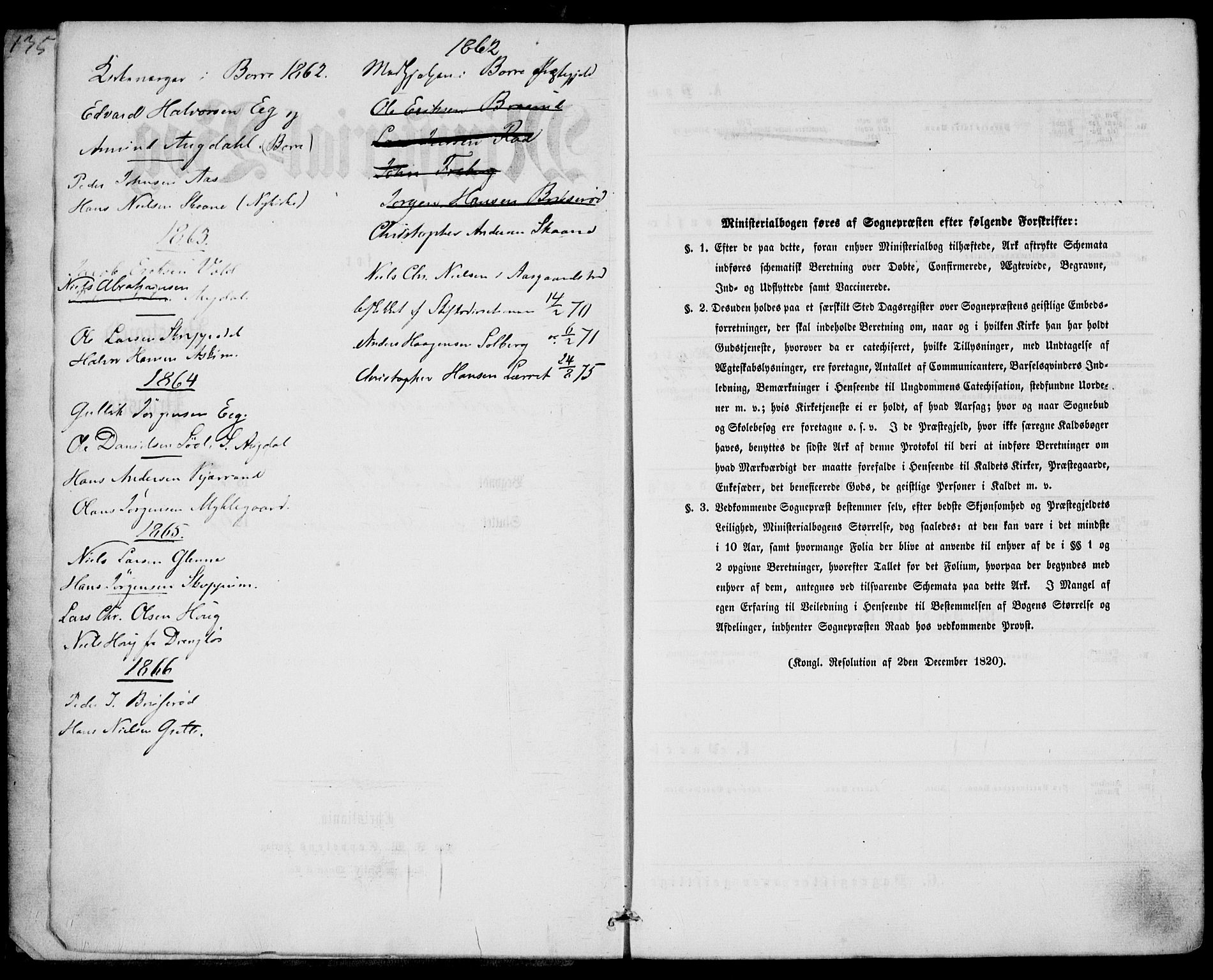 Borre kirkebøker, SAKO/A-338/F/Fa/L0007: Parish register (official) no. I 7, 1862-1867