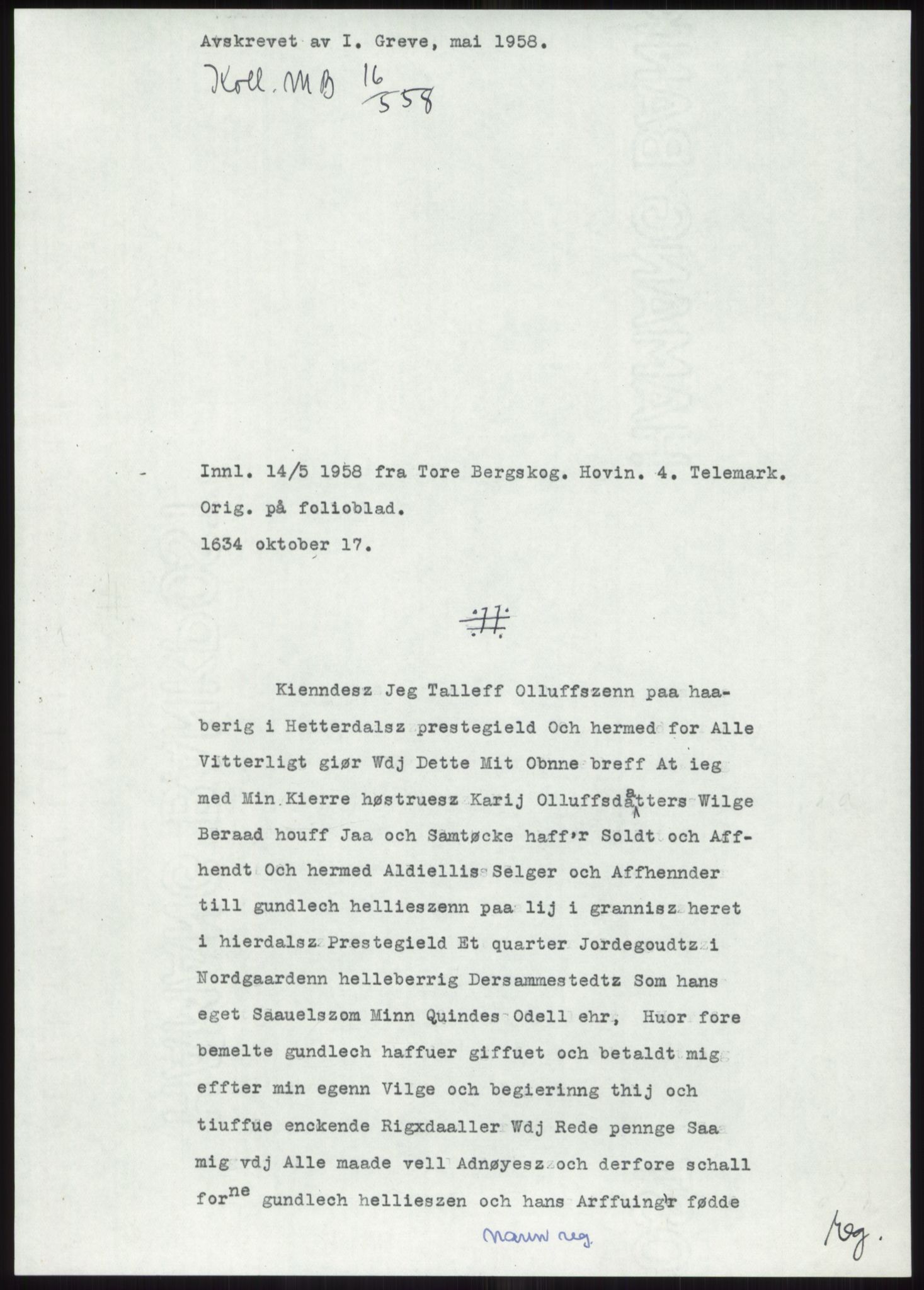 Samlinger til kildeutgivelse, Diplomavskriftsamlingen, AV/RA-EA-4053/H/Ha, p. 1472