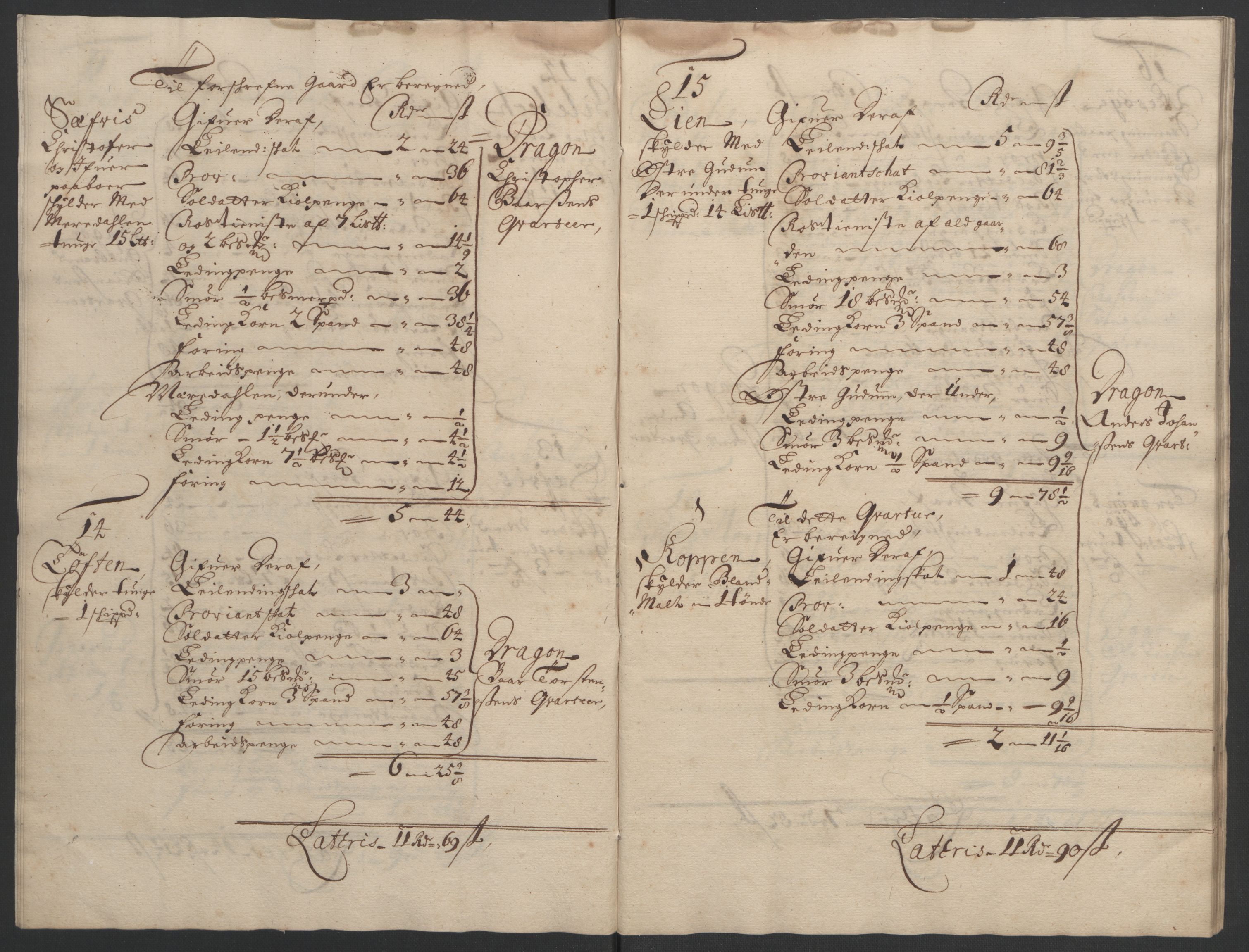 Rentekammeret inntil 1814, Reviderte regnskaper, Fogderegnskap, AV/RA-EA-4092/R05/L0278: Fogderegnskap Rakkestad, 1691-1693, p. 501