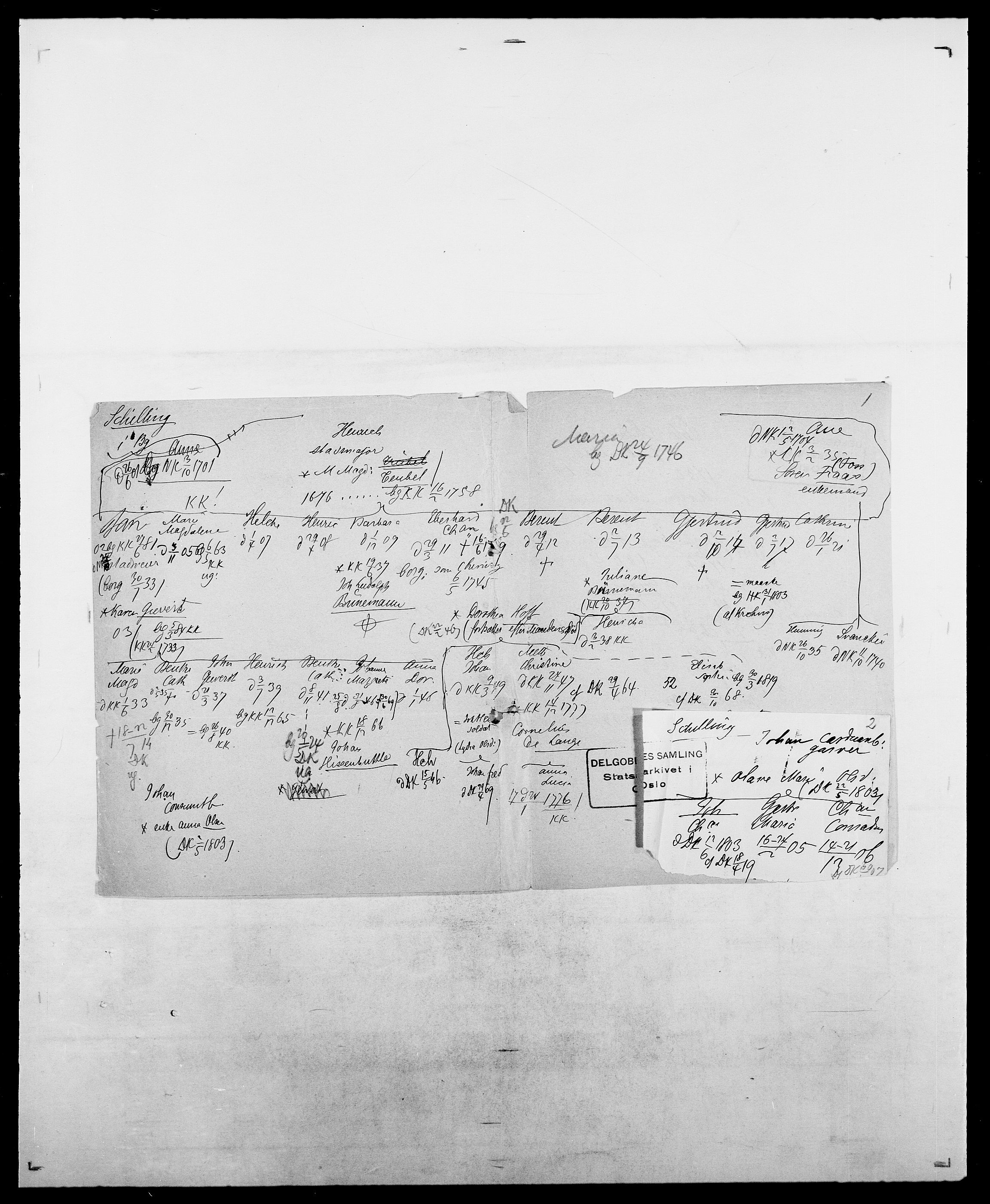 Delgobe, Charles Antoine - samling, AV/SAO-PAO-0038/D/Da/L0034: Saabye - Schmincke, p. 532