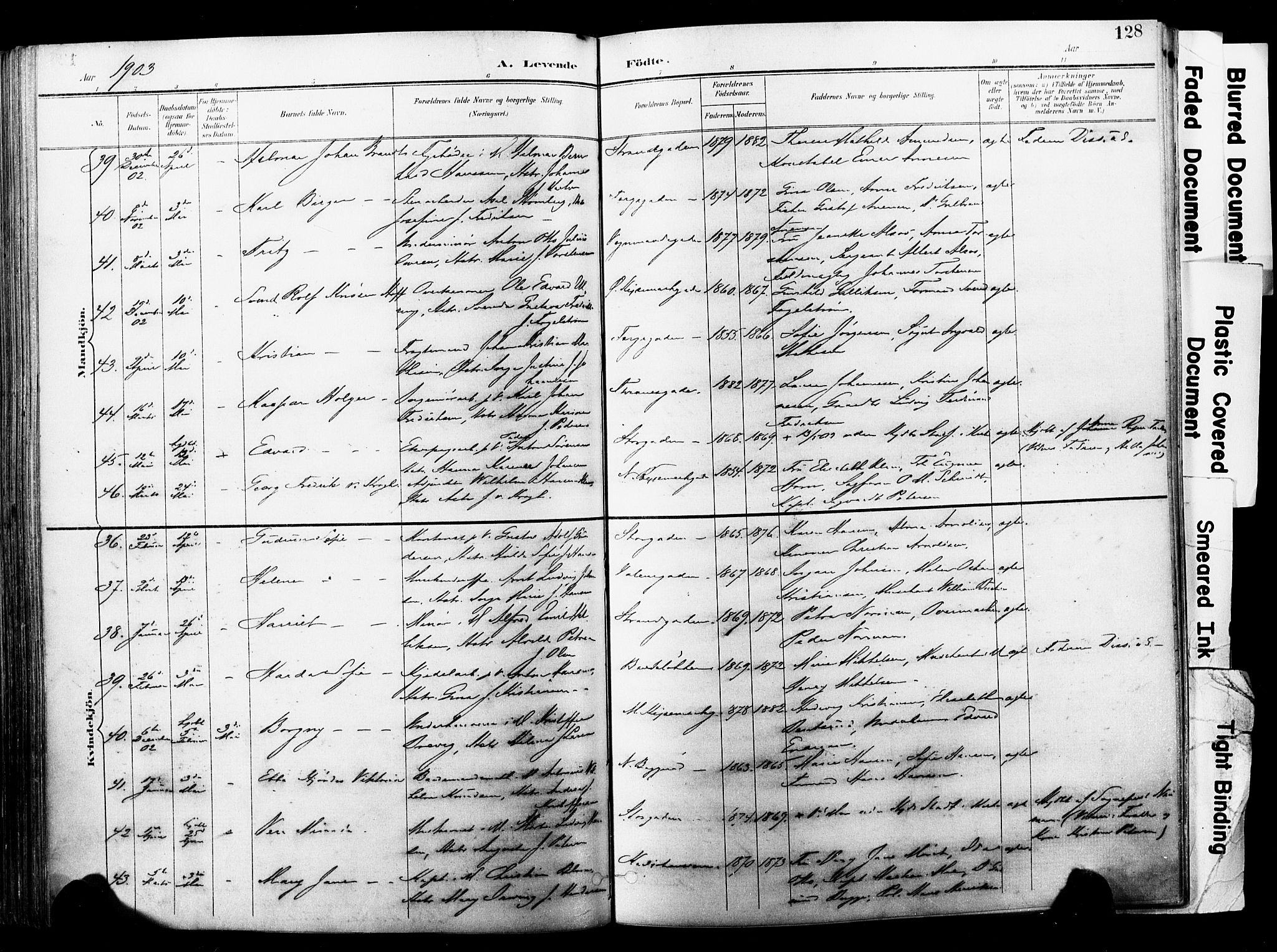 Horten kirkebøker, SAKO/A-348/F/Fa/L0005: Parish register (official) no. 5, 1896-1904, p. 128