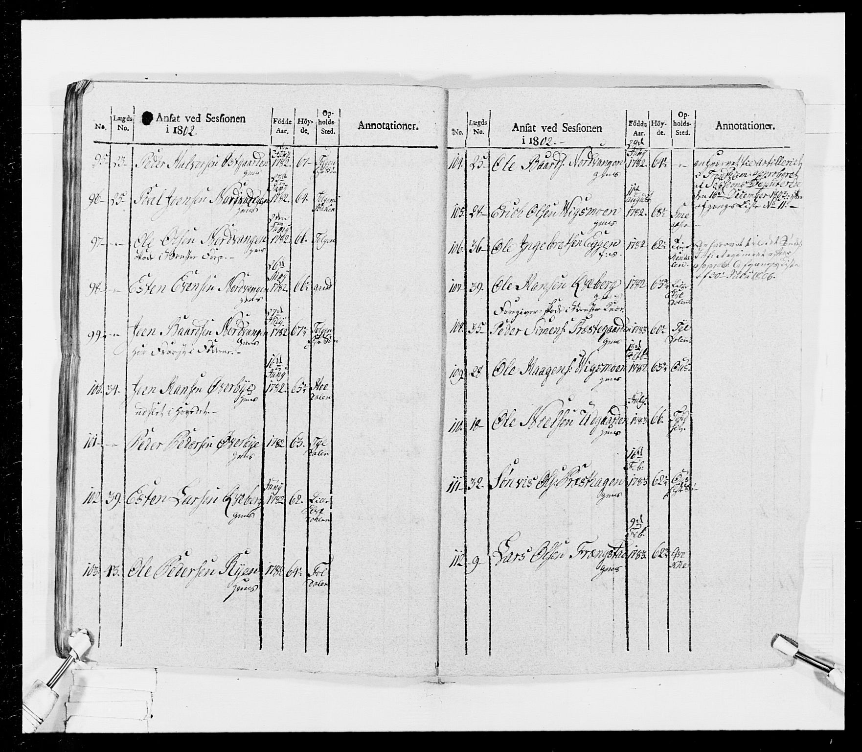 Generalitets- og kommissariatskollegiet, Det kongelige norske kommissariatskollegium, AV/RA-EA-5420/E/Eh/L0026: Skiløperkompaniene, 1805-1810, p. 55