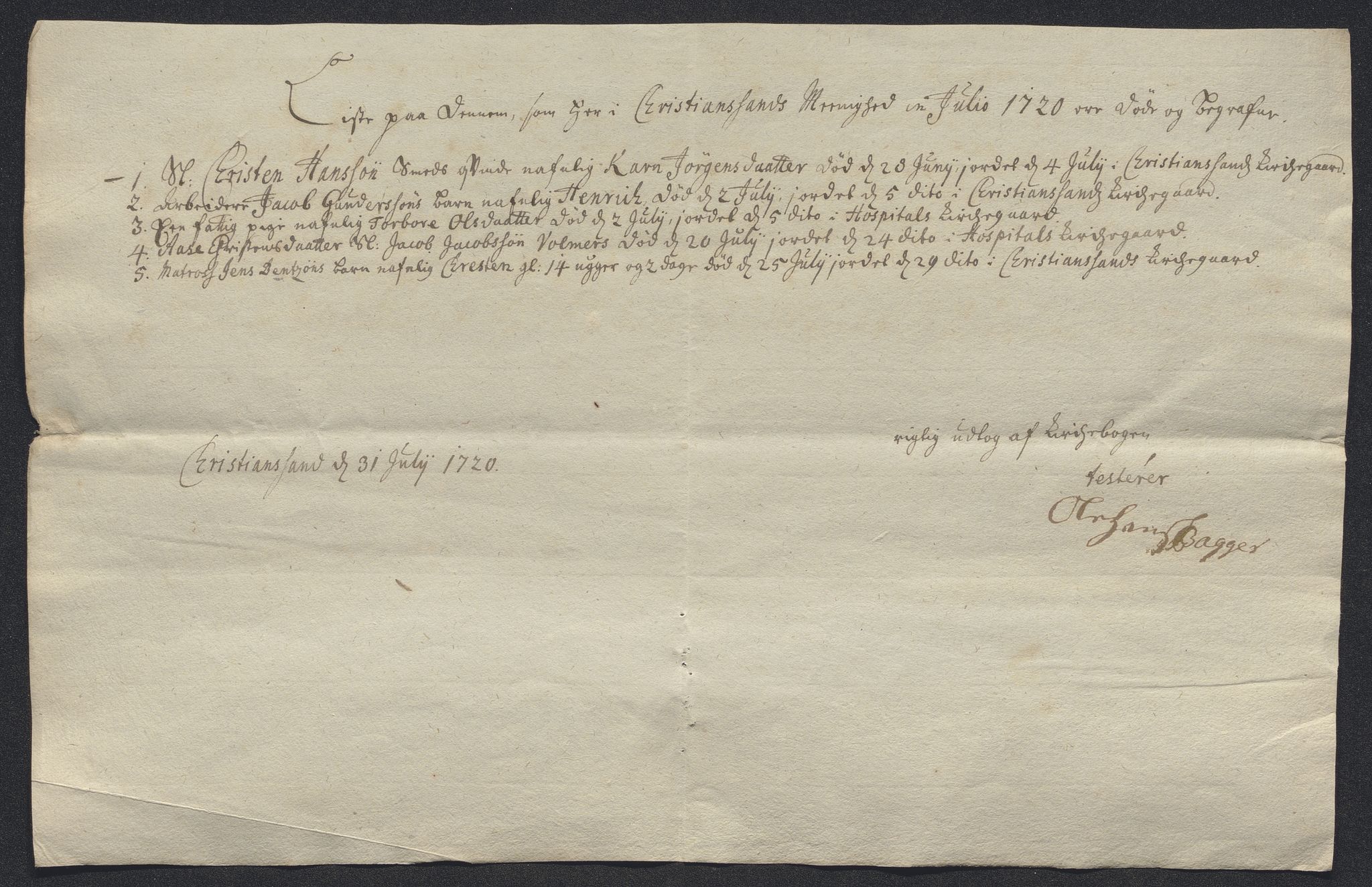 Rentekammeret inntil 1814, Reviderte regnskaper, Byregnskaper, AV/RA-EA-4066/R/Rm/L0286: [M19] Sikt og sakefall, 1719-1727, p. 61