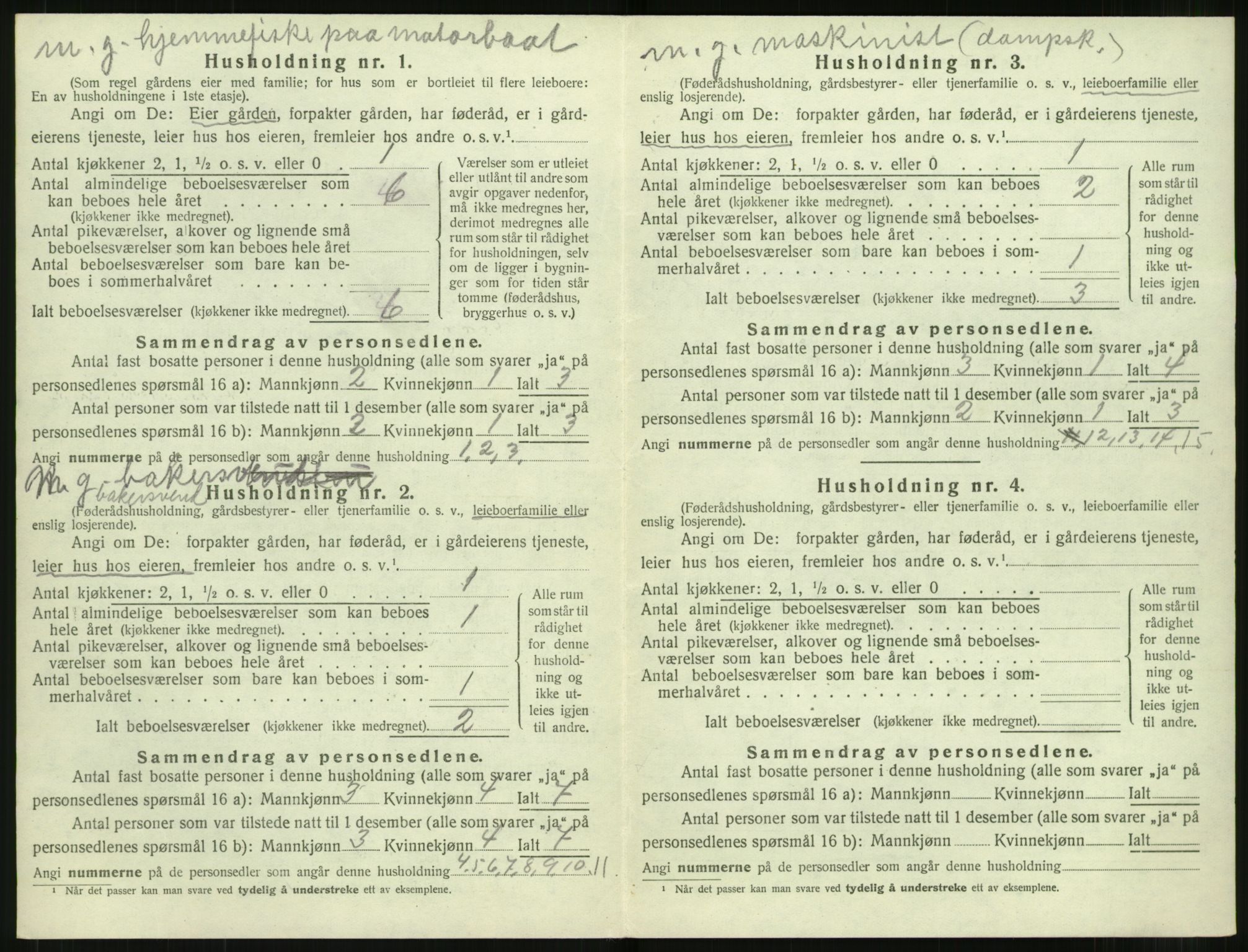 SAT, 1920 census for Ørskog, 1920, p. 421