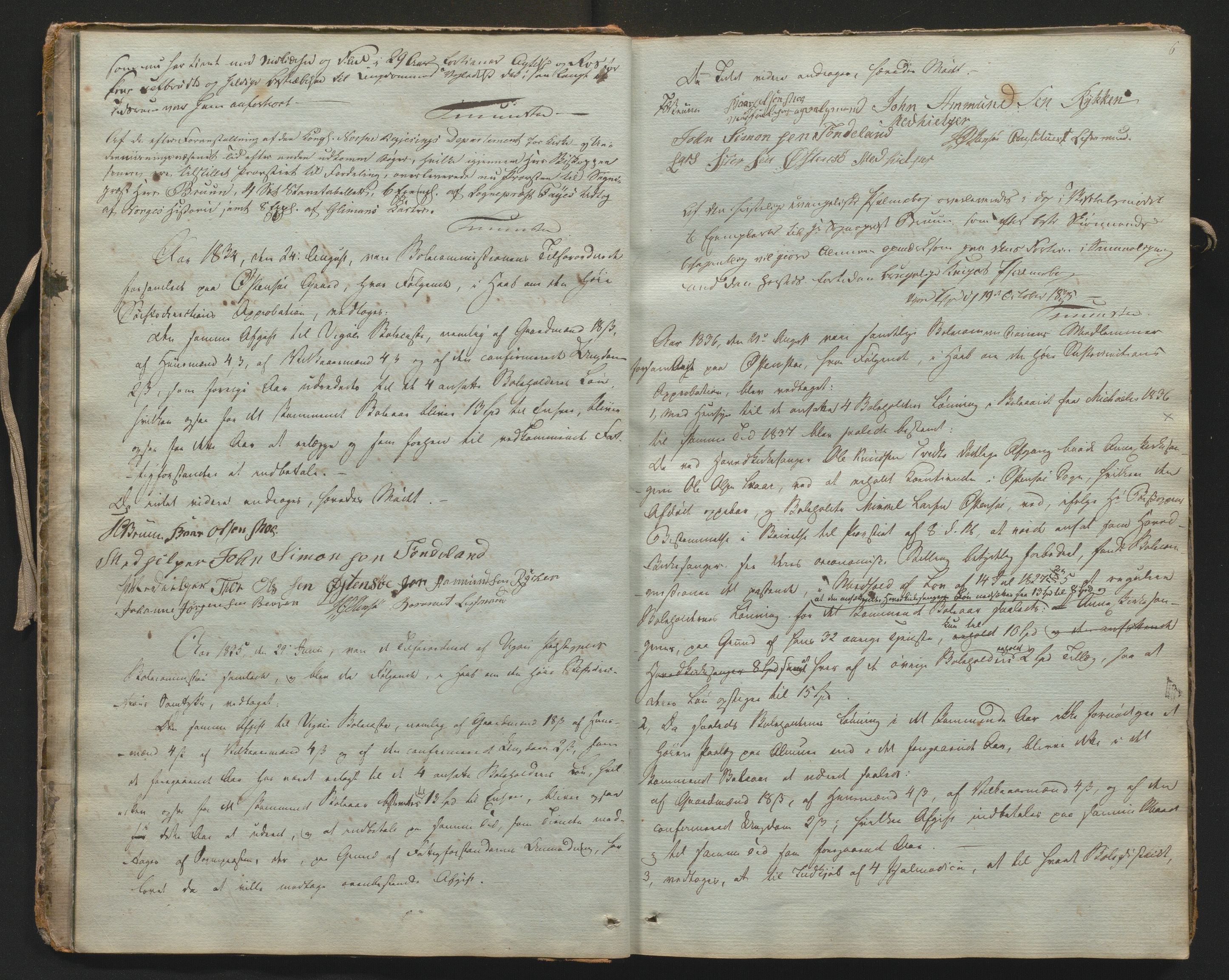 Kvam sokneprestembete, AV/SAB-A-76201/J/Jb/Jba/L0001: Forhandlingsprotokoll Vikør skulekommisjon, 1828-1875