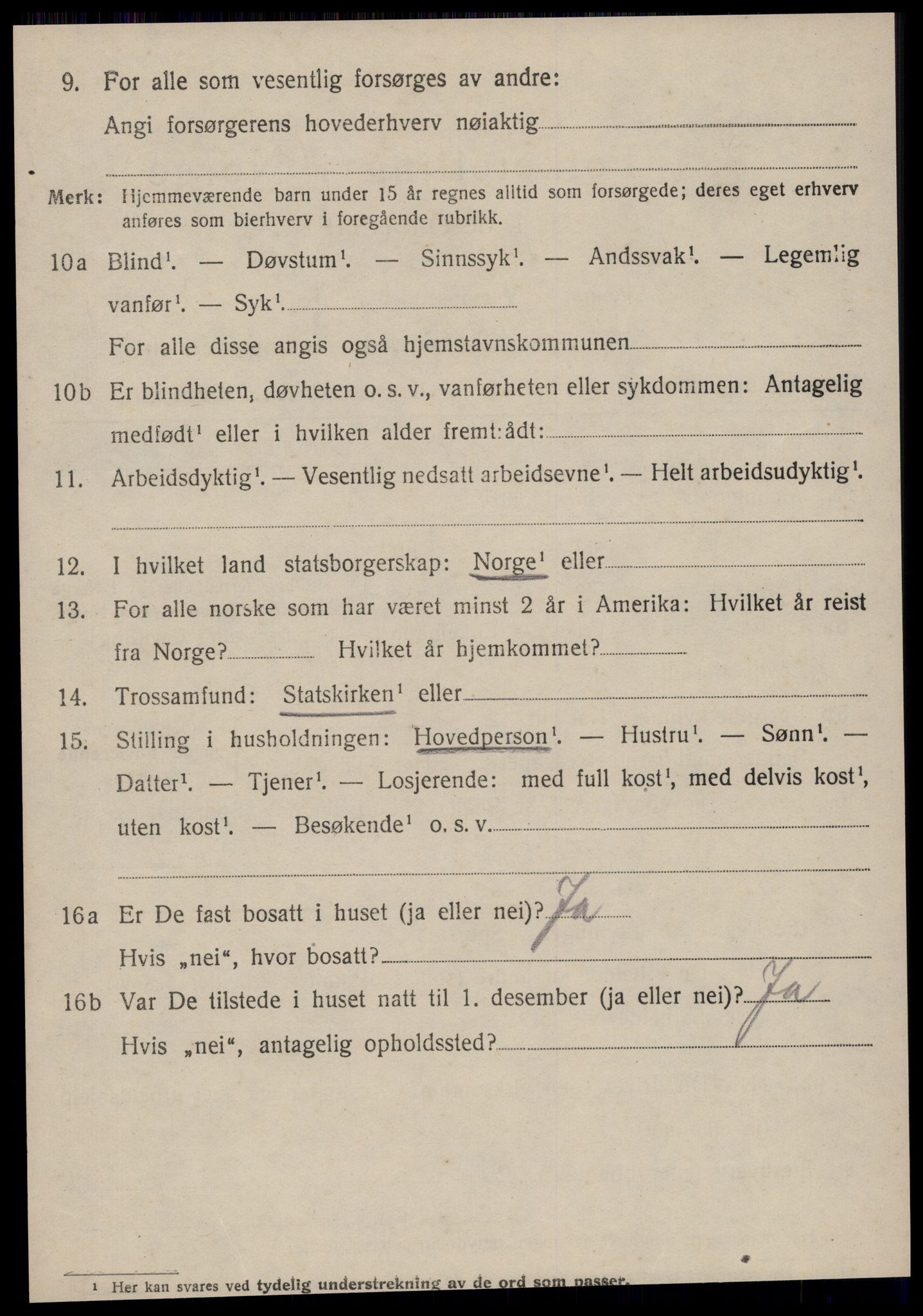 SAT, 1920 census for Borgund, 1920, p. 17713