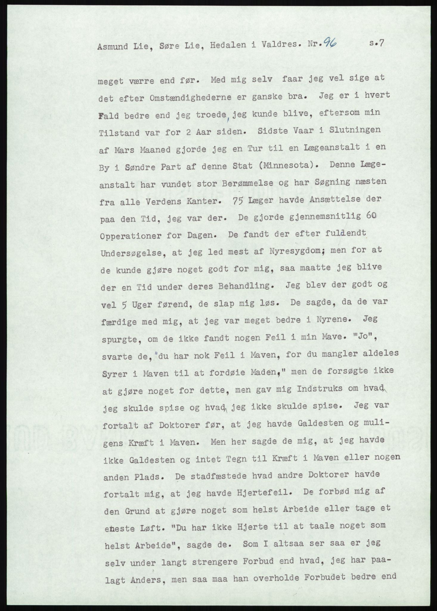 Samlinger til kildeutgivelse, Amerikabrevene, AV/RA-EA-4057/F/L0013: Innlån fra Oppland: Lie (brevnr 79-115) - Nordrum, 1838-1914, p. 243