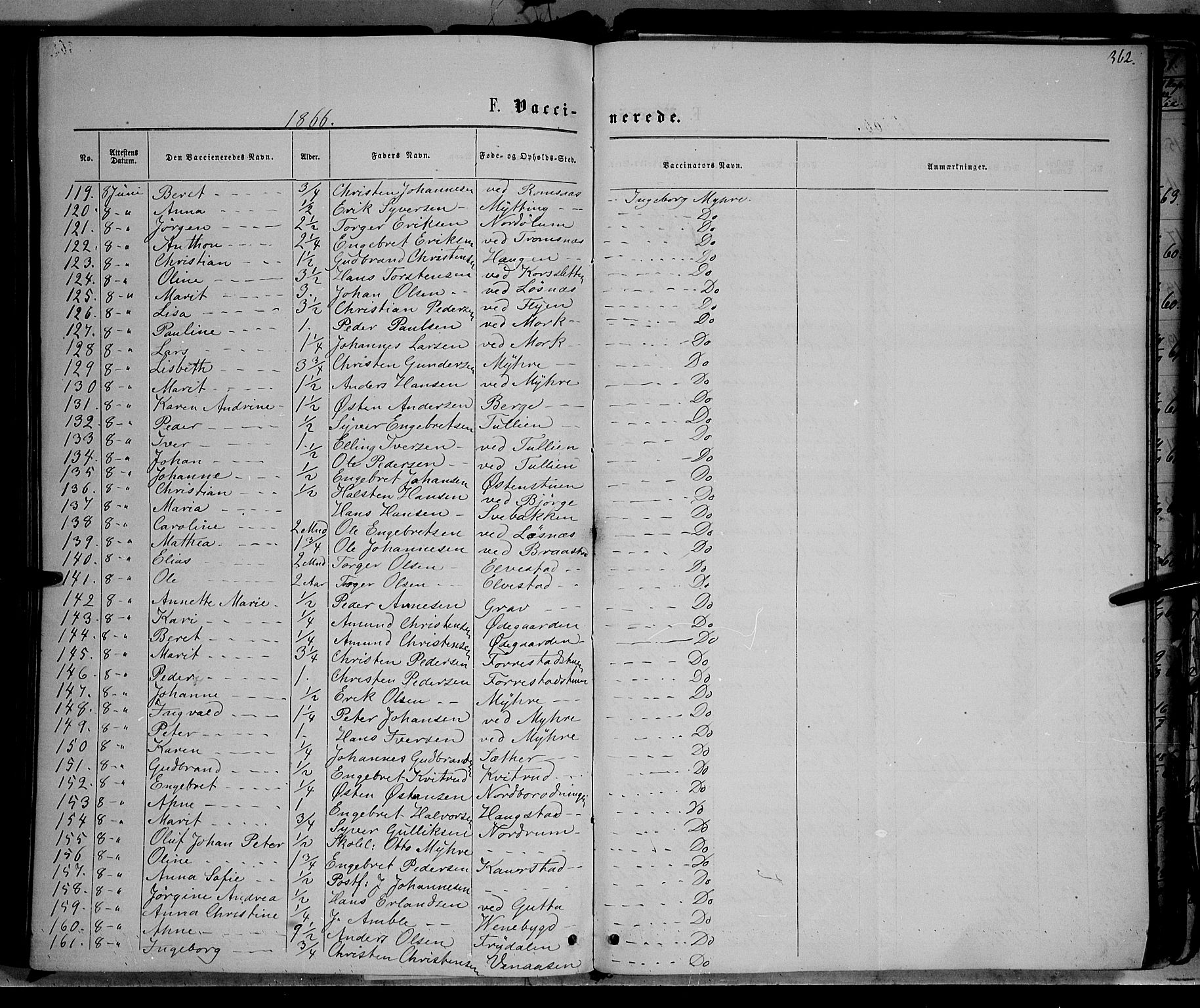 Ringebu prestekontor, SAH/PREST-082/H/Ha/Haa/L0007: Parish register (official) no. 7, 1860-1877, p. 362