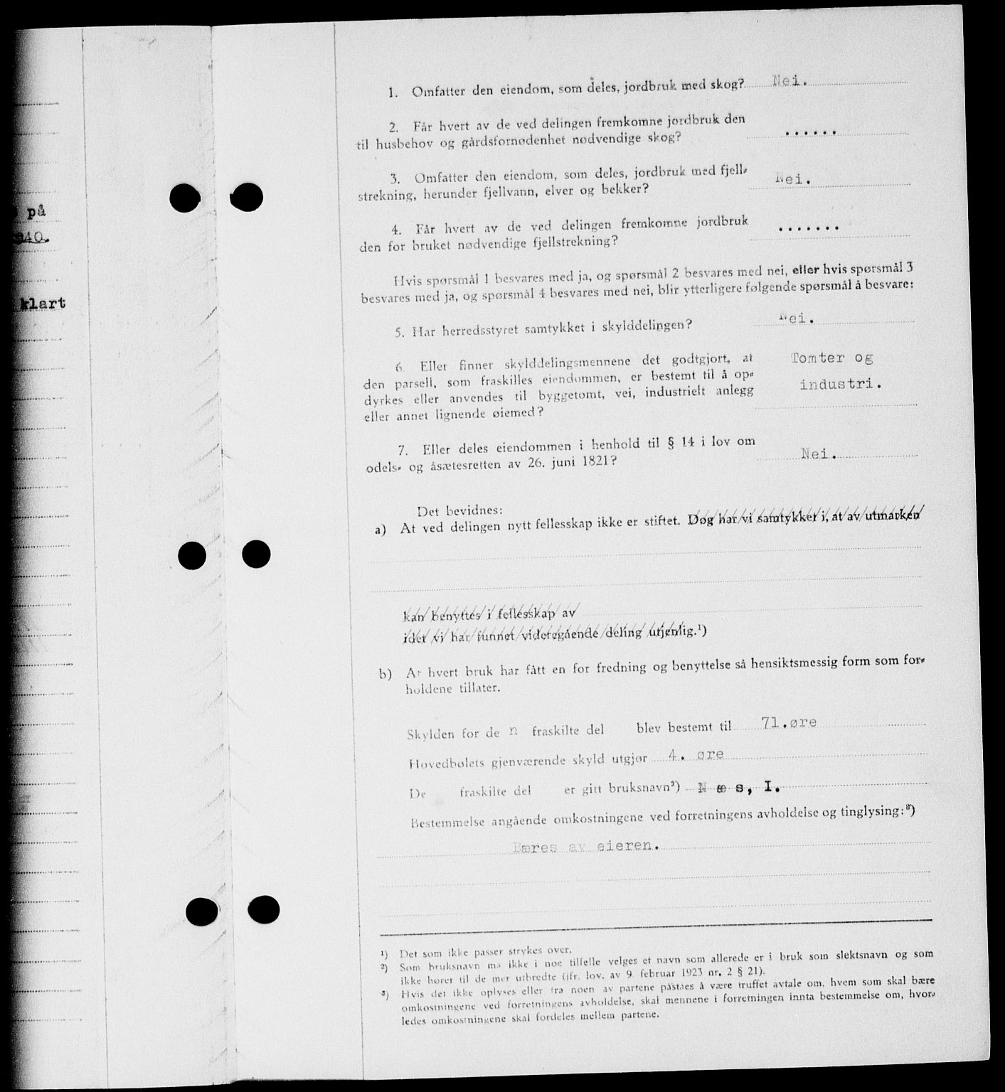 Onsøy sorenskriveri, SAO/A-10474/G/Ga/Gab/L0018: Mortgage book no. II A-18, 1946-1947, Diary no: : 2967/1946