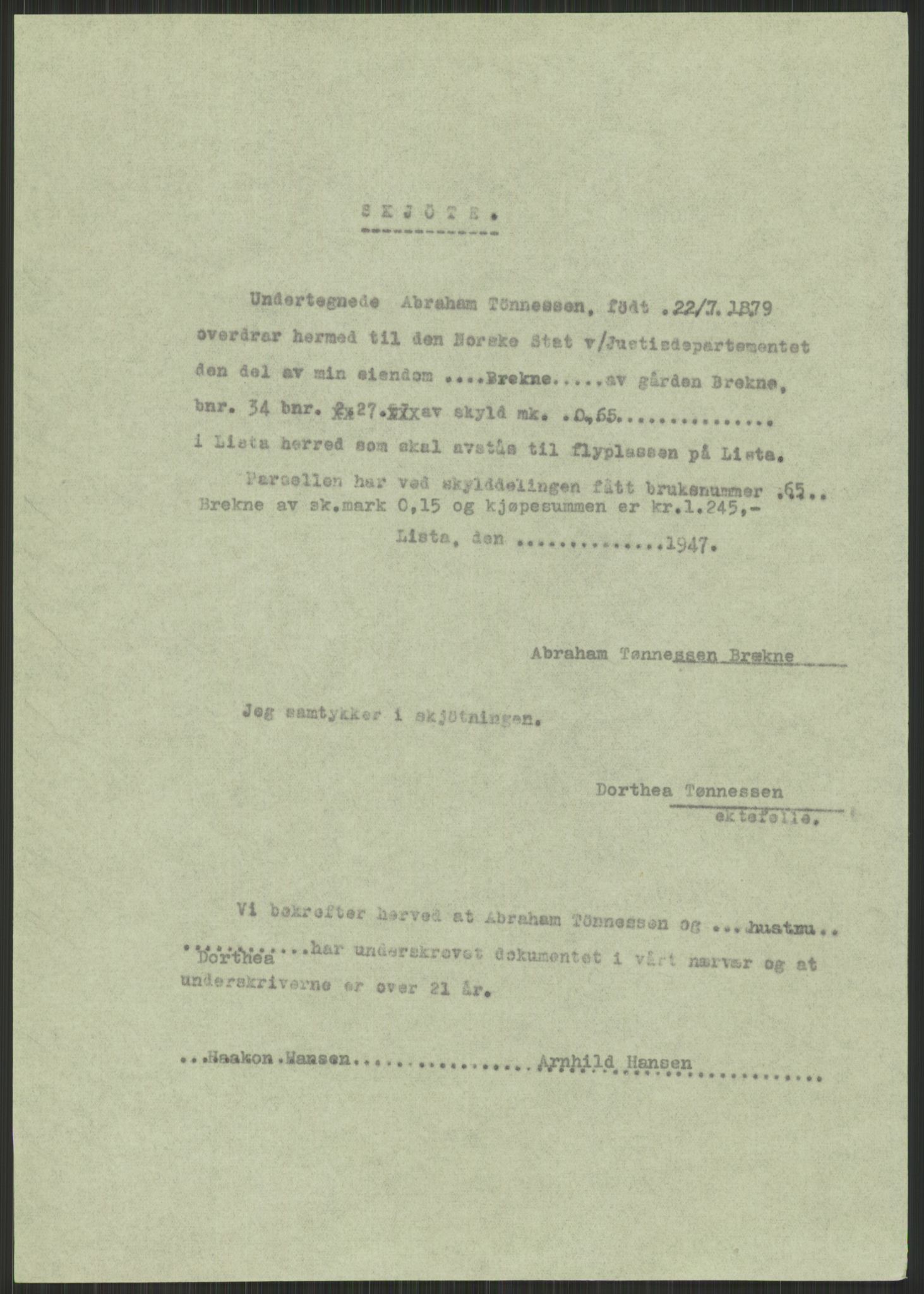 Forsvarsdepartementet, 10. kontor / Oppgjørskontoret, AV/RA-RAFA-1225/D/Db/L0182: Lista oppgjørskontor, 1942-1950, p. 127