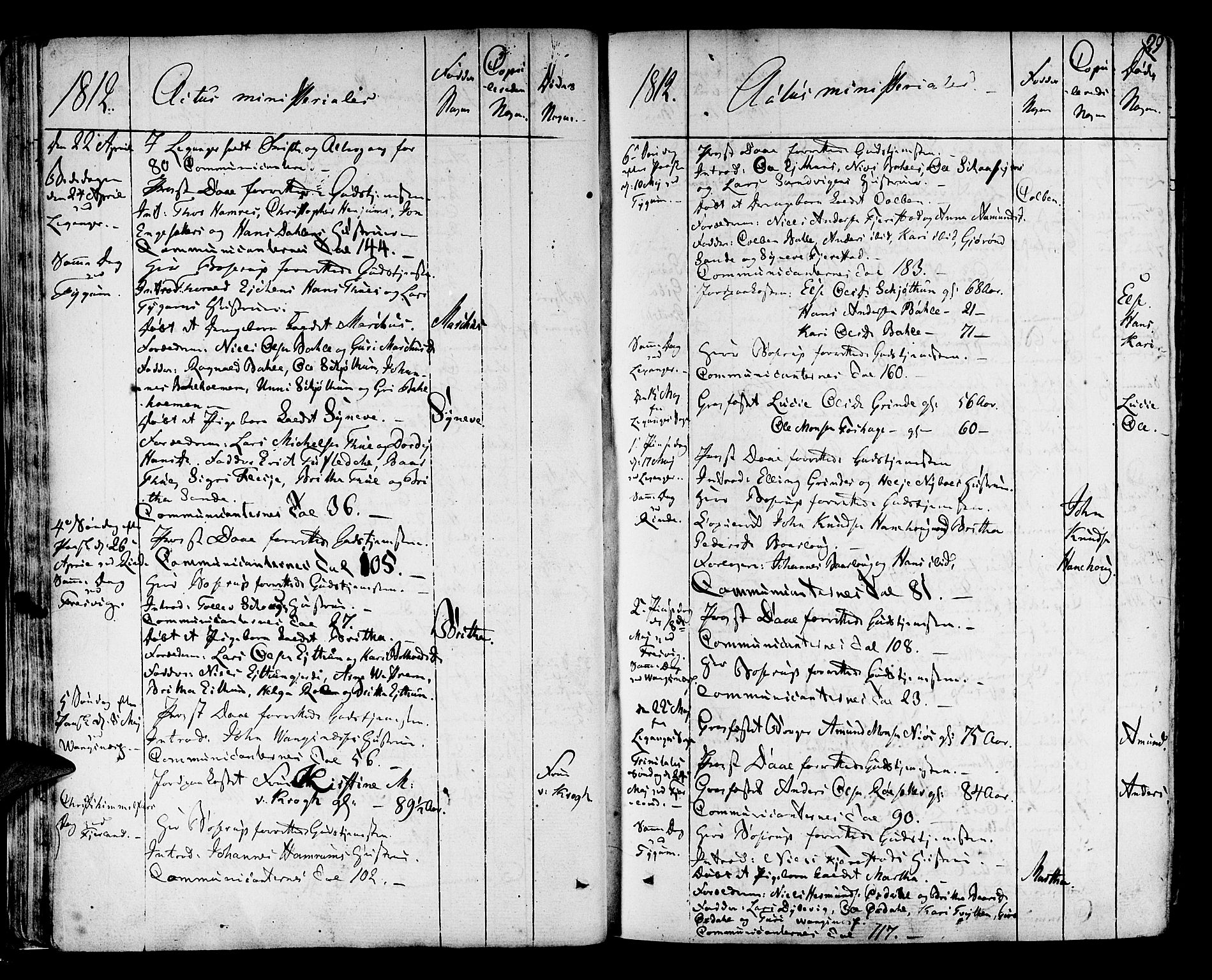 Leikanger sokneprestembete, AV/SAB-A-81001/H/Haa/Haaa/L0006: Parish register (official) no. A 6, 1810-1838, p. 29