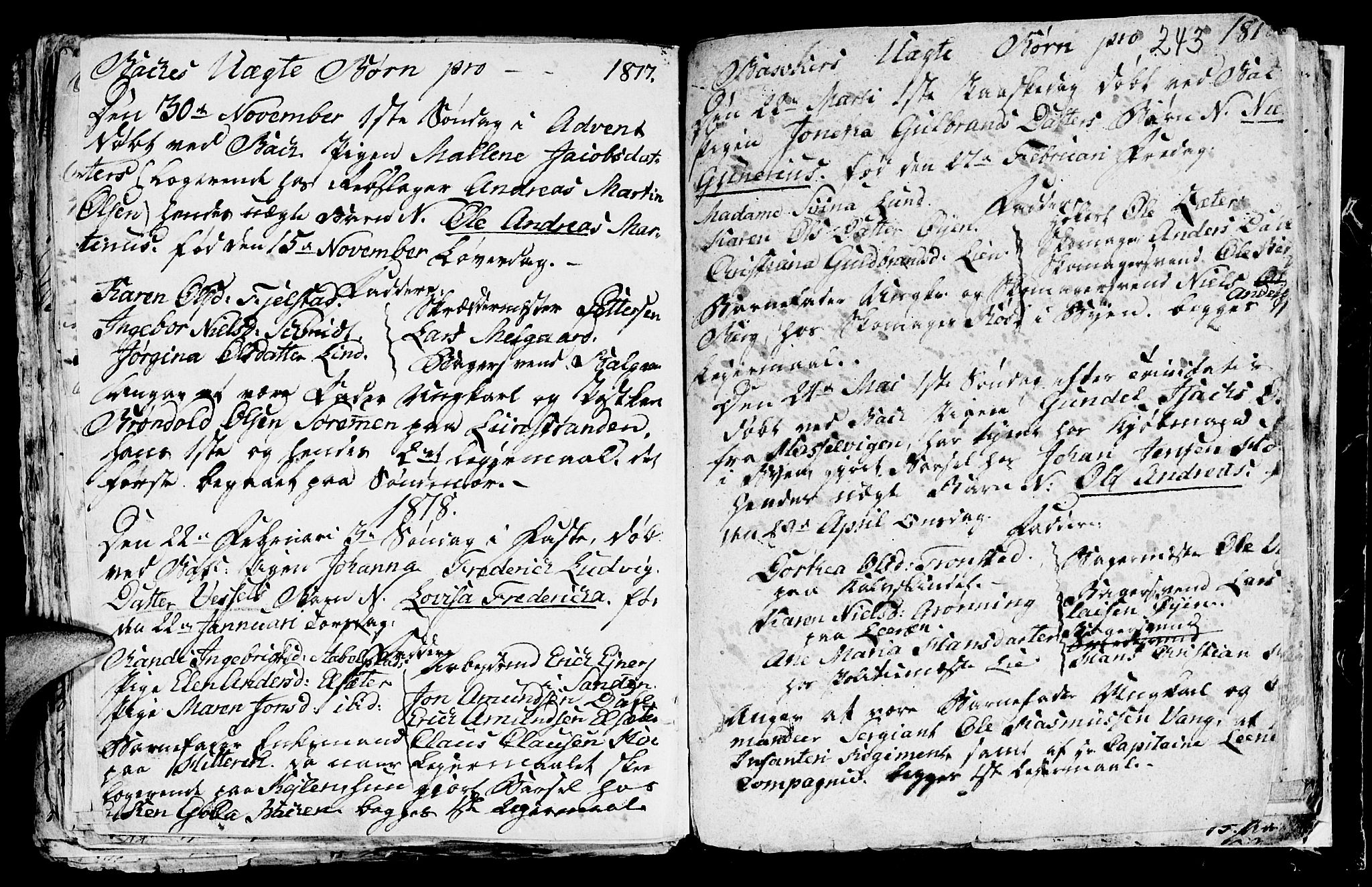 Ministerialprotokoller, klokkerbøker og fødselsregistre - Sør-Trøndelag, SAT/A-1456/604/L0218: Parish register (copy) no. 604C01, 1754-1819, p. 243