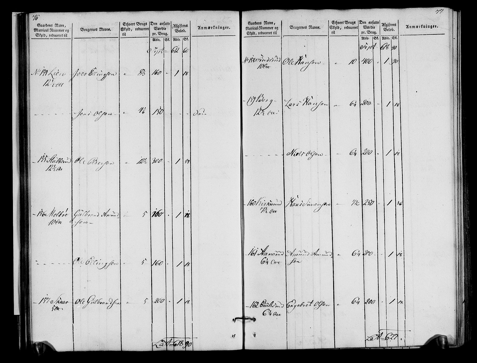 Rentekammeret inntil 1814, Realistisk ordnet avdeling, AV/RA-EA-4070/N/Ne/Nea/L0040: Gudbrandsdalen fogderi. Oppebørselsregister, 1803-1804, p. 43