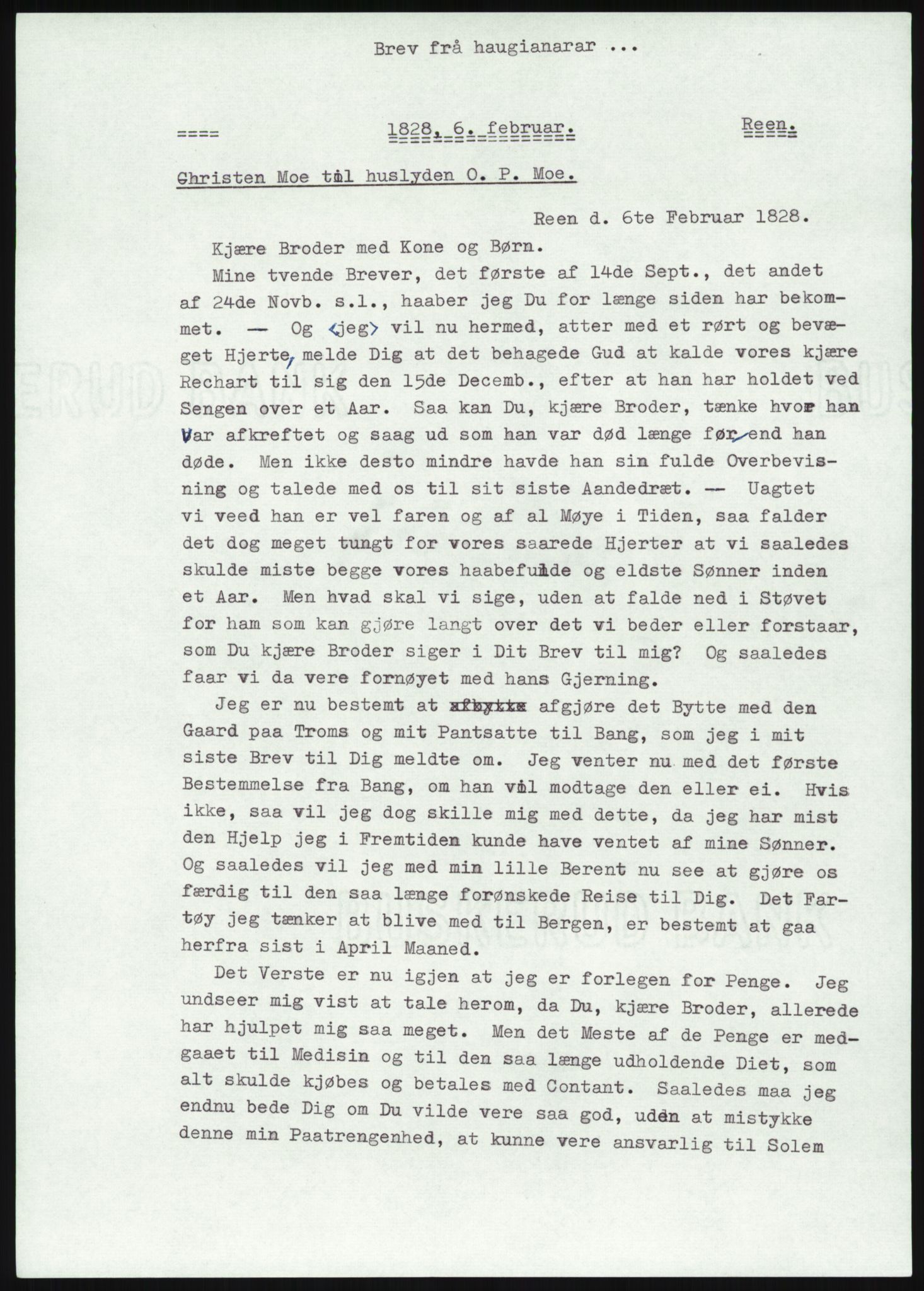 Samlinger til kildeutgivelse, Haugianerbrev, AV/RA-EA-6834/F/L0004: Haugianerbrev IV: 1827-1842, 1827-1842