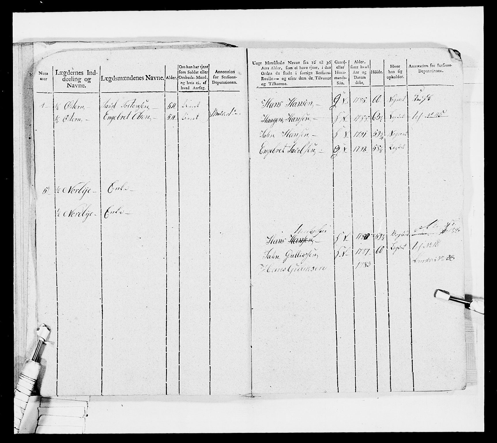 Generalitets- og kommissariatskollegiet, Det kongelige norske kommissariatskollegium, AV/RA-EA-5420/E/Eh/L0033: Nordafjelske gevorbne infanteriregiment, 1810, p. 271