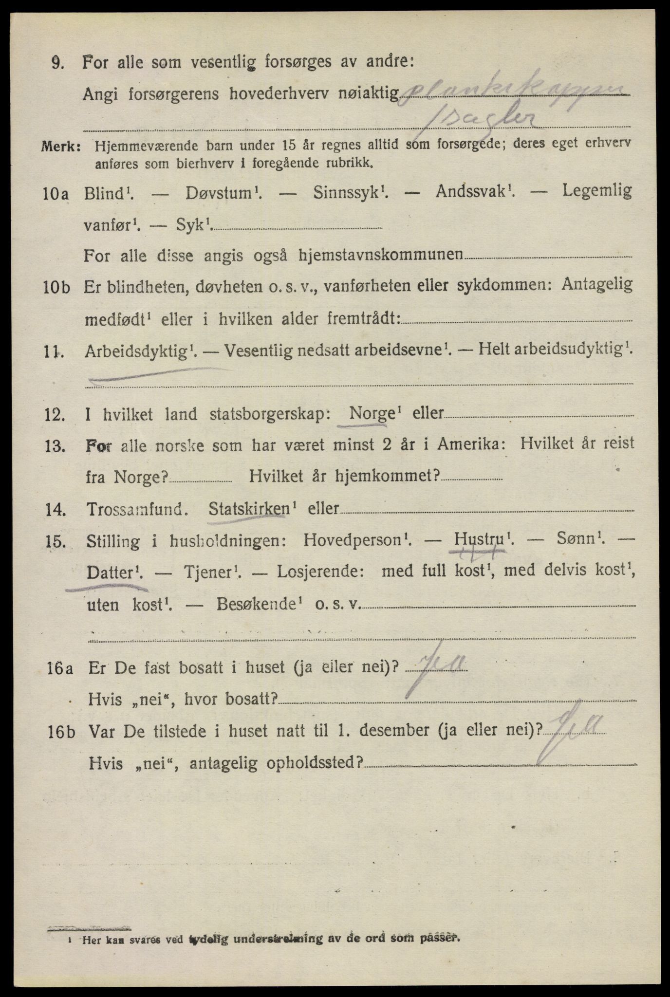 SAO, 1920 census for Glemmen, 1920, p. 25508