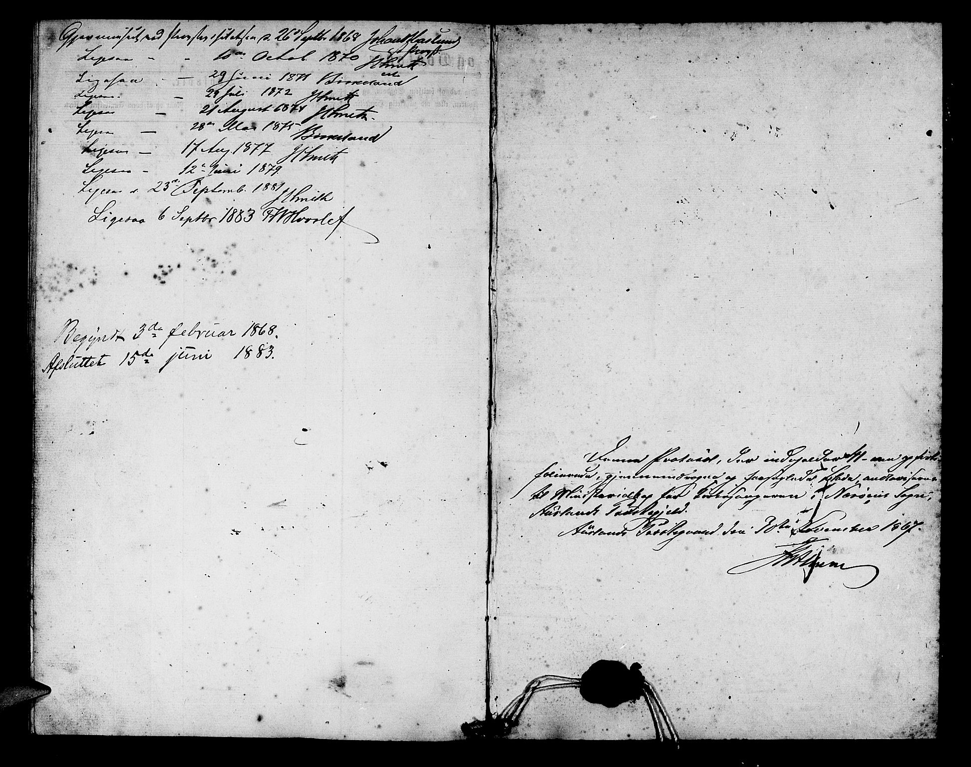 Aurland sokneprestembete, SAB/A-99937/H/Hb/Hbc/L0001: Parish register (copy) no. C 1, 1868-1883, p. 42