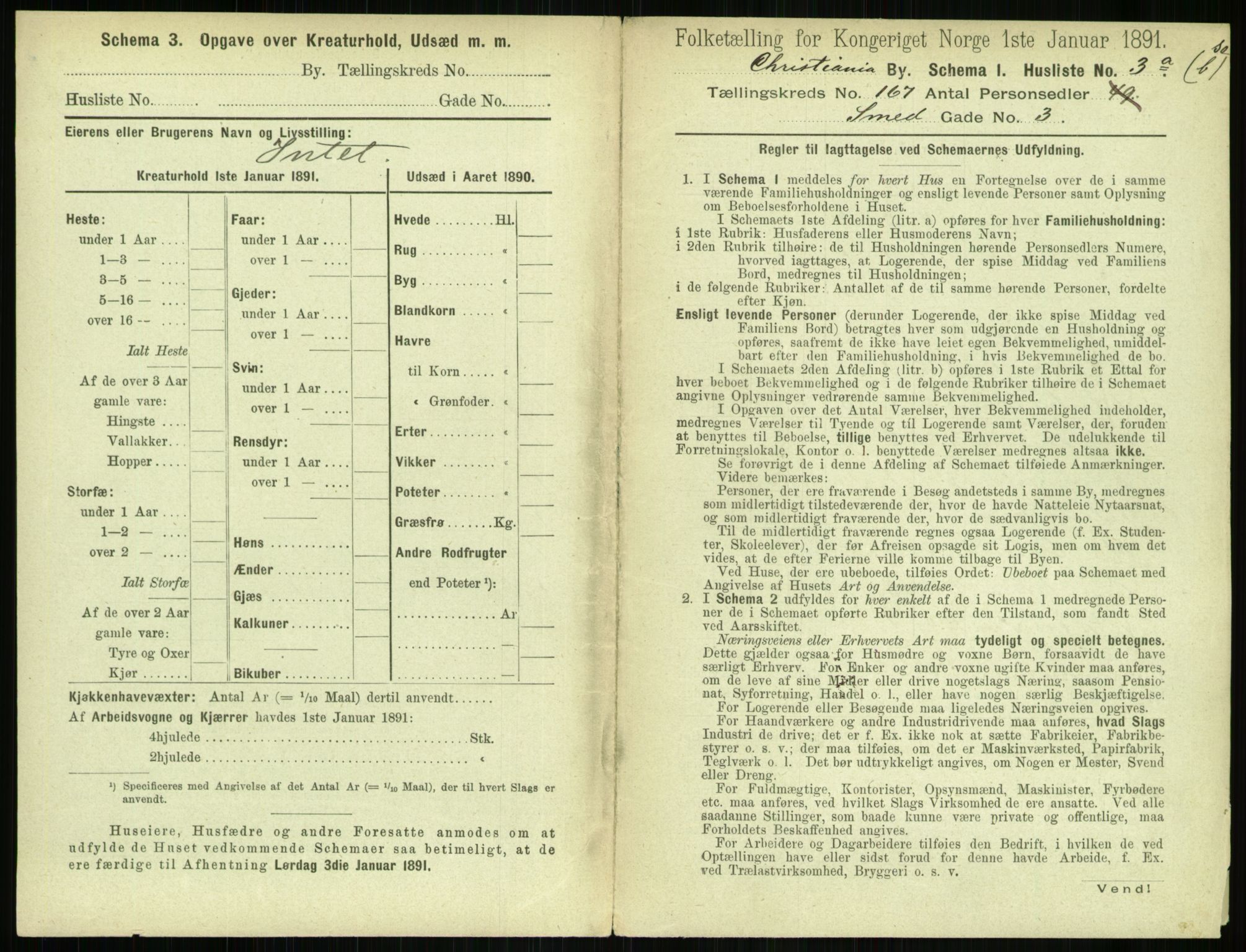 RA, 1891 census for 0301 Kristiania, 1891, p. 97197