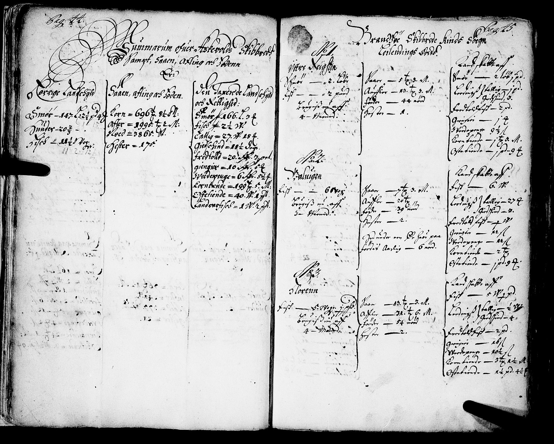 Rentekammeret inntil 1814, Realistisk ordnet avdeling, AV/RA-EA-4070/N/Nb/Nba/L0043: Sunnfjord fogderi, 1667, p. 44-45