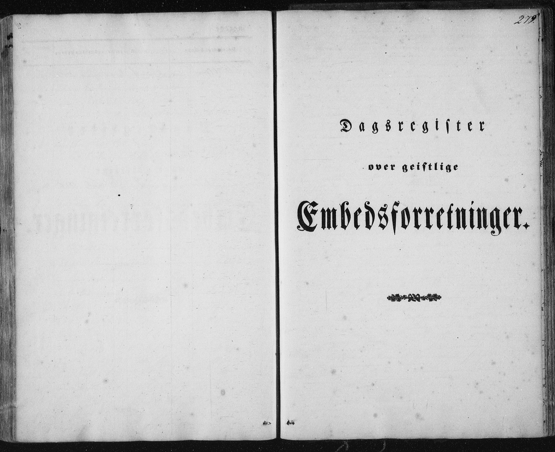 Ministerialprotokoller, klokkerbøker og fødselsregistre - Nordland, SAT/A-1459/897/L1396: Parish register (official) no. 897A04, 1842-1866, p. 279