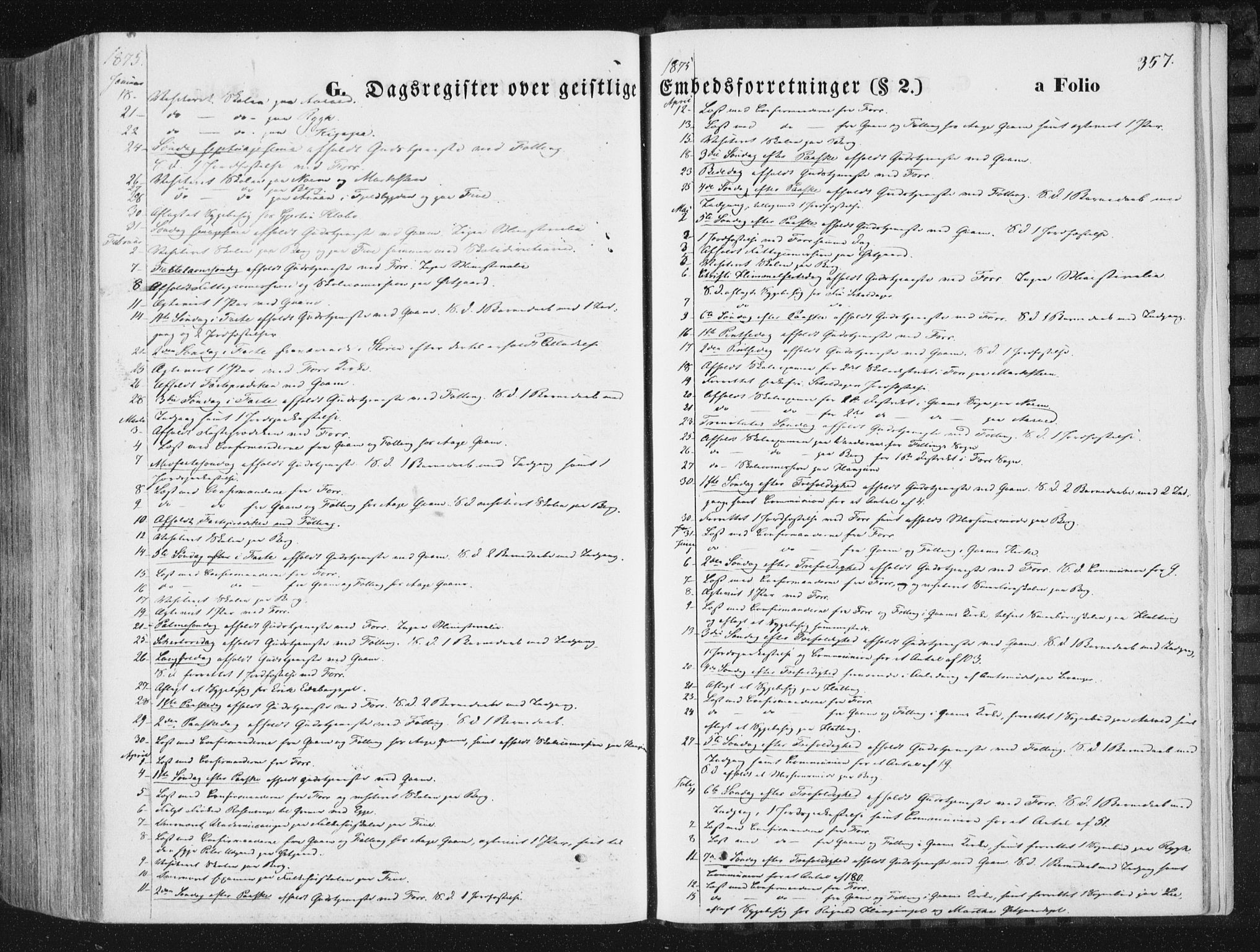 Ministerialprotokoller, klokkerbøker og fødselsregistre - Nord-Trøndelag, SAT/A-1458/746/L0447: Parish register (official) no. 746A06, 1860-1877, p. 357