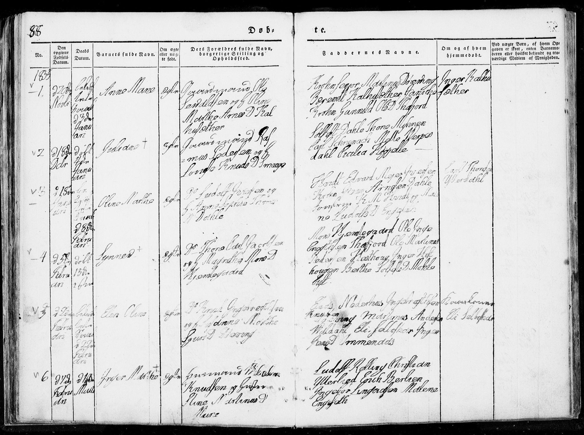Ministerialprotokoller, klokkerbøker og fødselsregistre - Møre og Romsdal, SAT/A-1454/519/L0247: Parish register (official) no. 519A06, 1827-1846, p. 88
