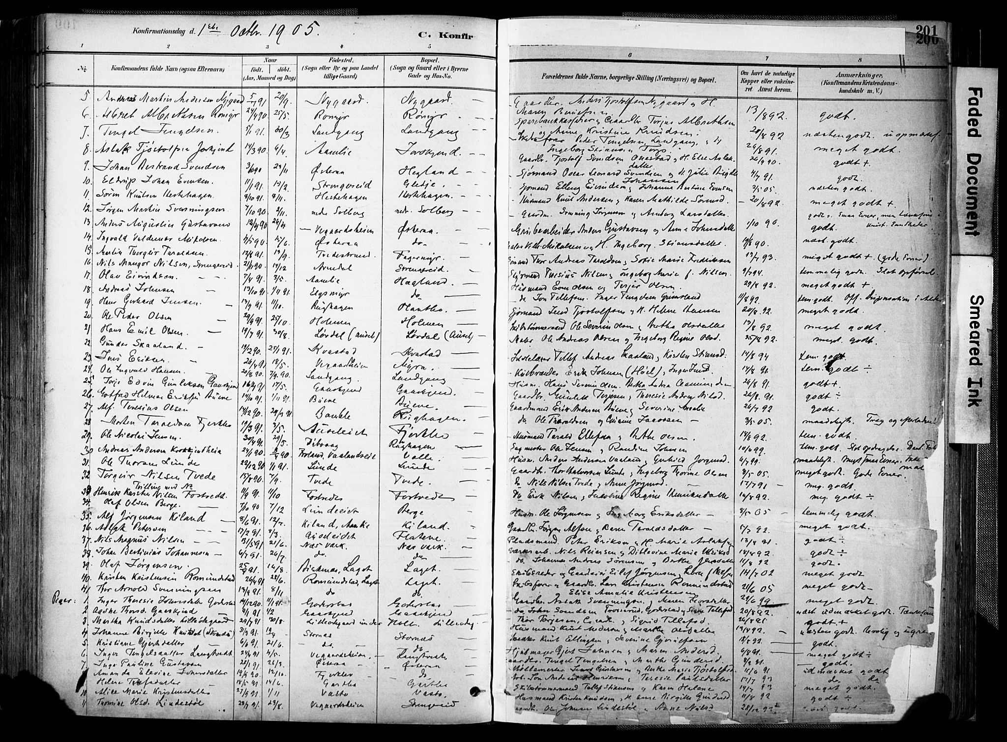 Holt sokneprestkontor, AV/SAK-1111-0021/F/Fa/L0012: Parish register (official) no. A 12, 1885-1907, p. 200