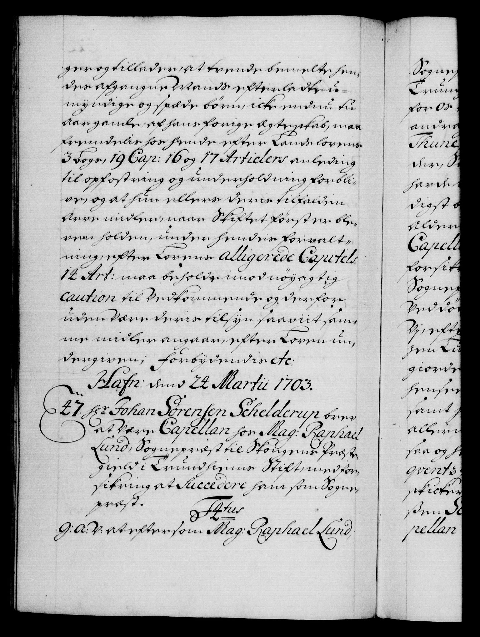 Danske Kanselli 1572-1799, AV/RA-EA-3023/F/Fc/Fca/Fcaa/L0018: Norske registre, 1699-1703, p. 472b