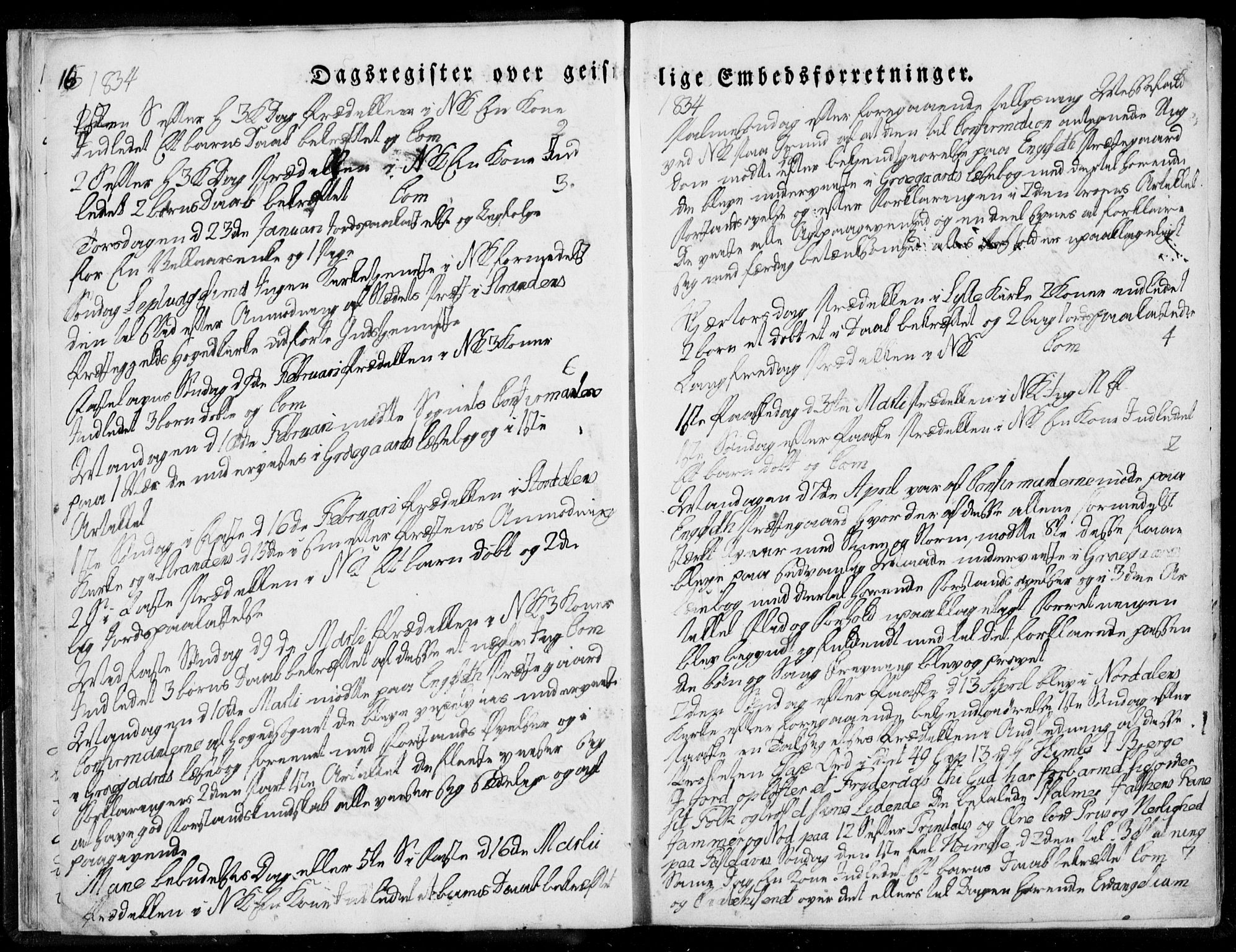 Ministerialprotokoller, klokkerbøker og fødselsregistre - Møre og Romsdal, AV/SAT-A-1454/519/L0247: Parish register (official) no. 519A06, 1827-1846, p. 16