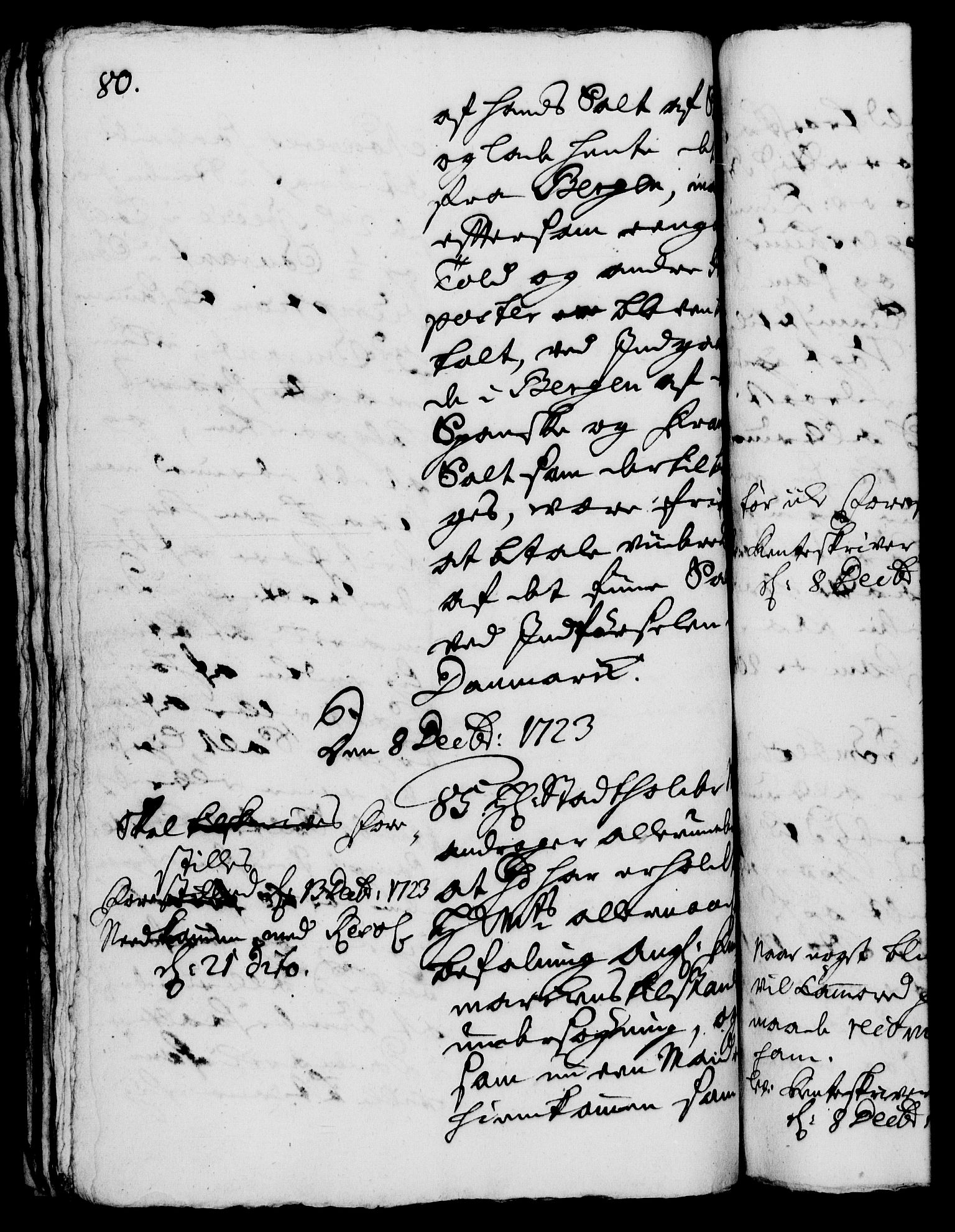 Rentekammeret, Kammerkanselliet, RA/EA-3111/G/Gh/Gha/L0006: Norsk ekstraktmemorialprotokoll (merket RK 53.51), 1723-1724, p. 80