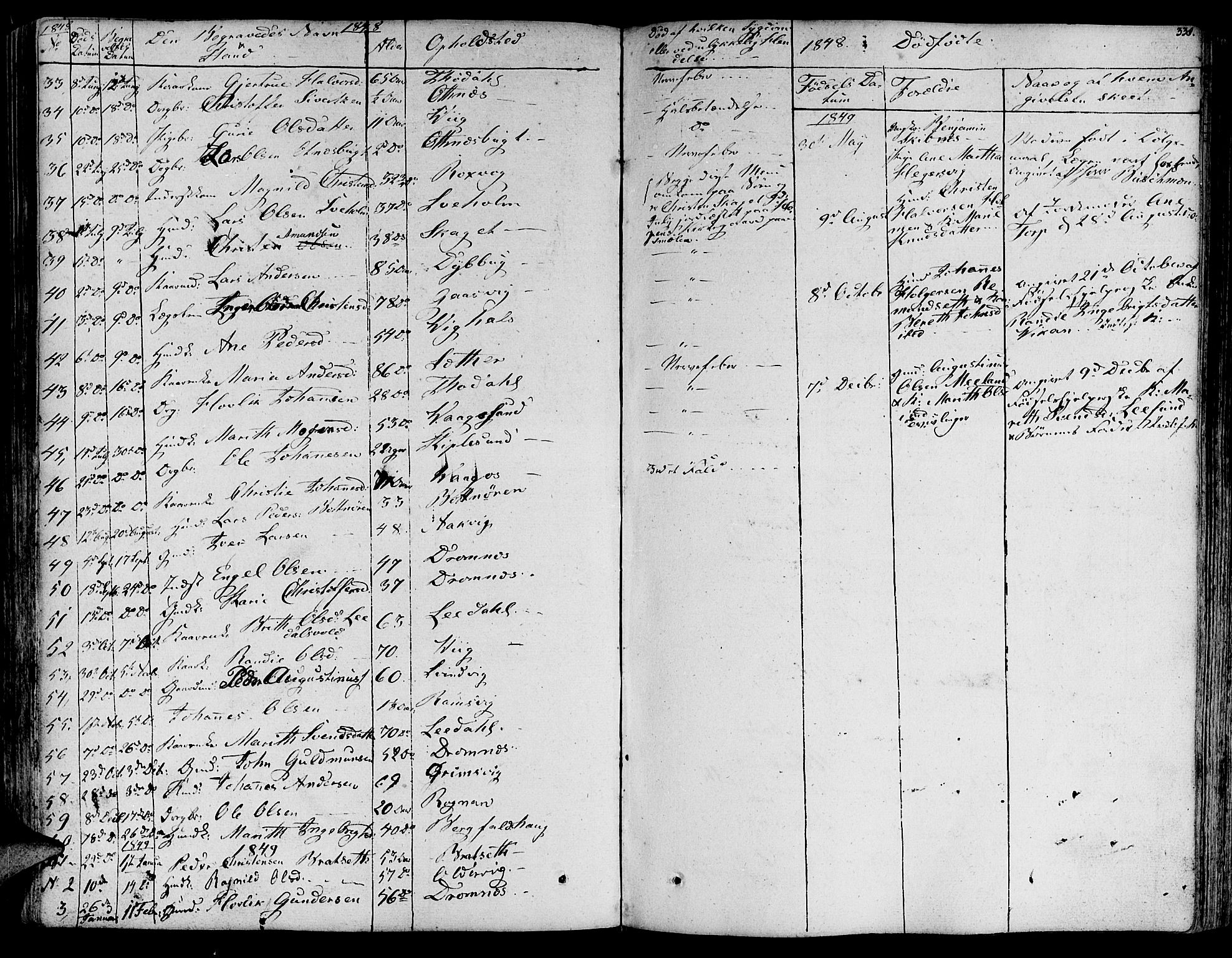 Ministerialprotokoller, klokkerbøker og fødselsregistre - Møre og Romsdal, SAT/A-1454/578/L0904: Parish register (official) no. 578A03, 1836-1858, p. 338