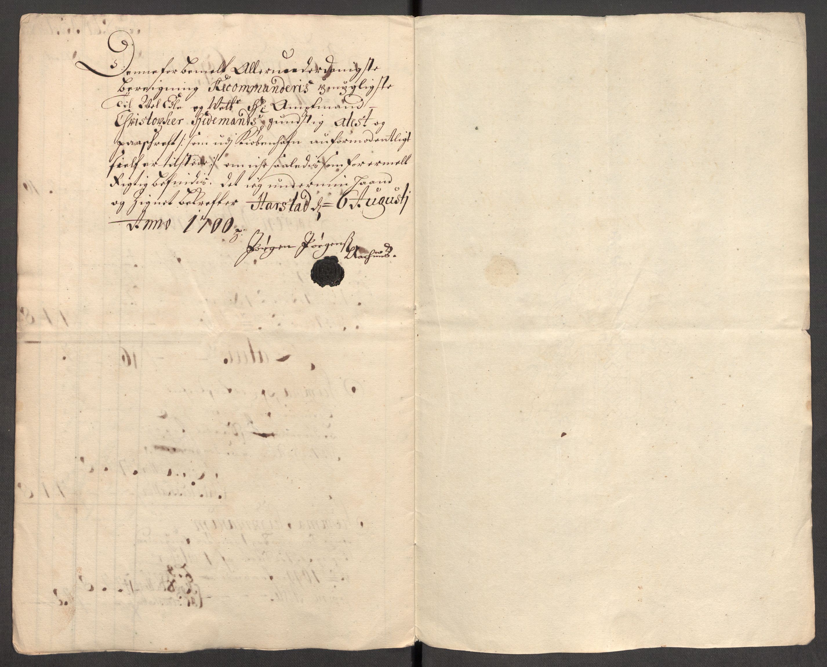 Rentekammeret inntil 1814, Reviderte regnskaper, Fogderegnskap, AV/RA-EA-4092/R68/L4754: Fogderegnskap Senja og Troms, 1697-1699, p. 381