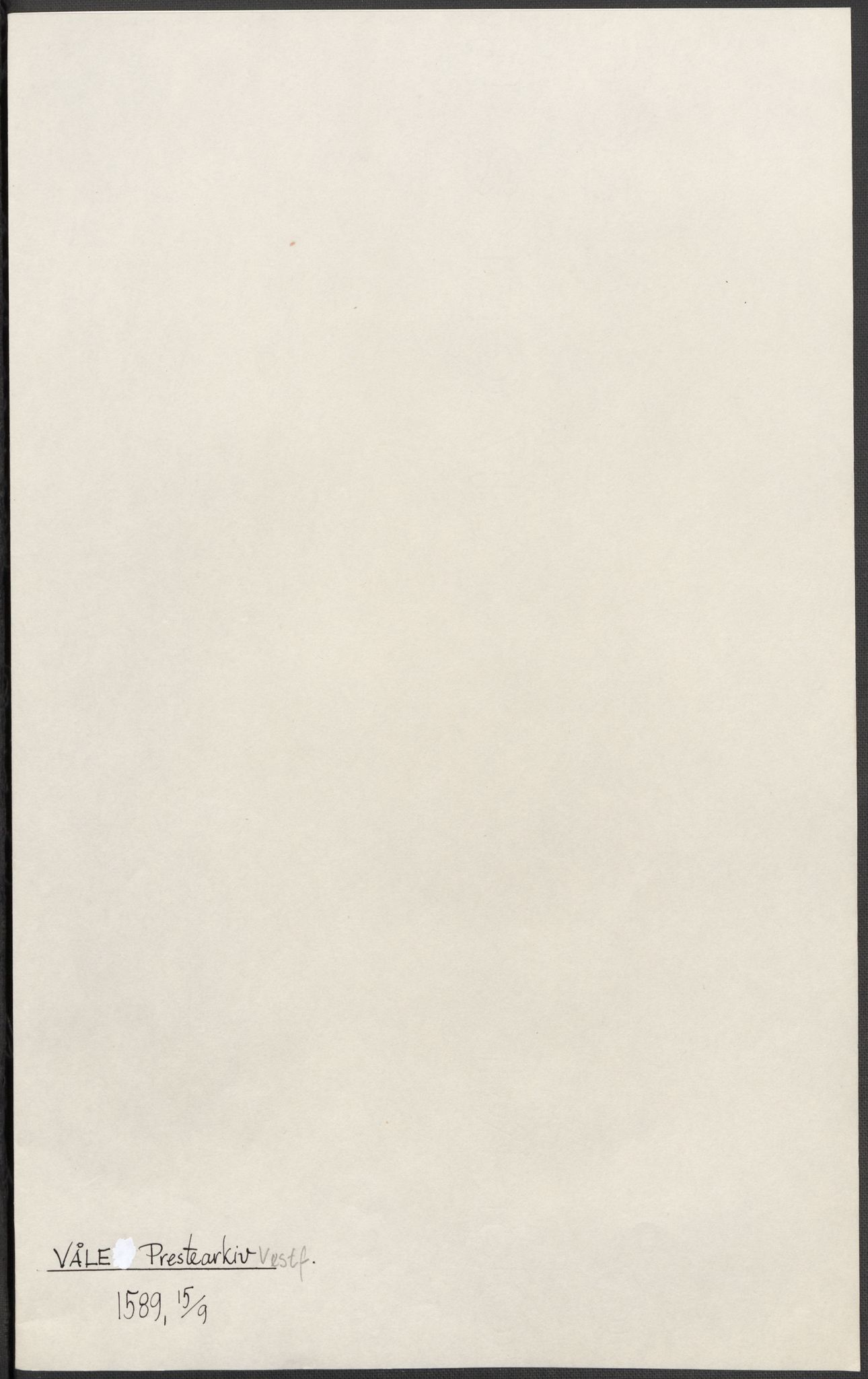 Riksarkivets diplomsamling, AV/RA-EA-5965/F15/L0021: Prestearkiv - Vestfold, 1573-1858, p. 82