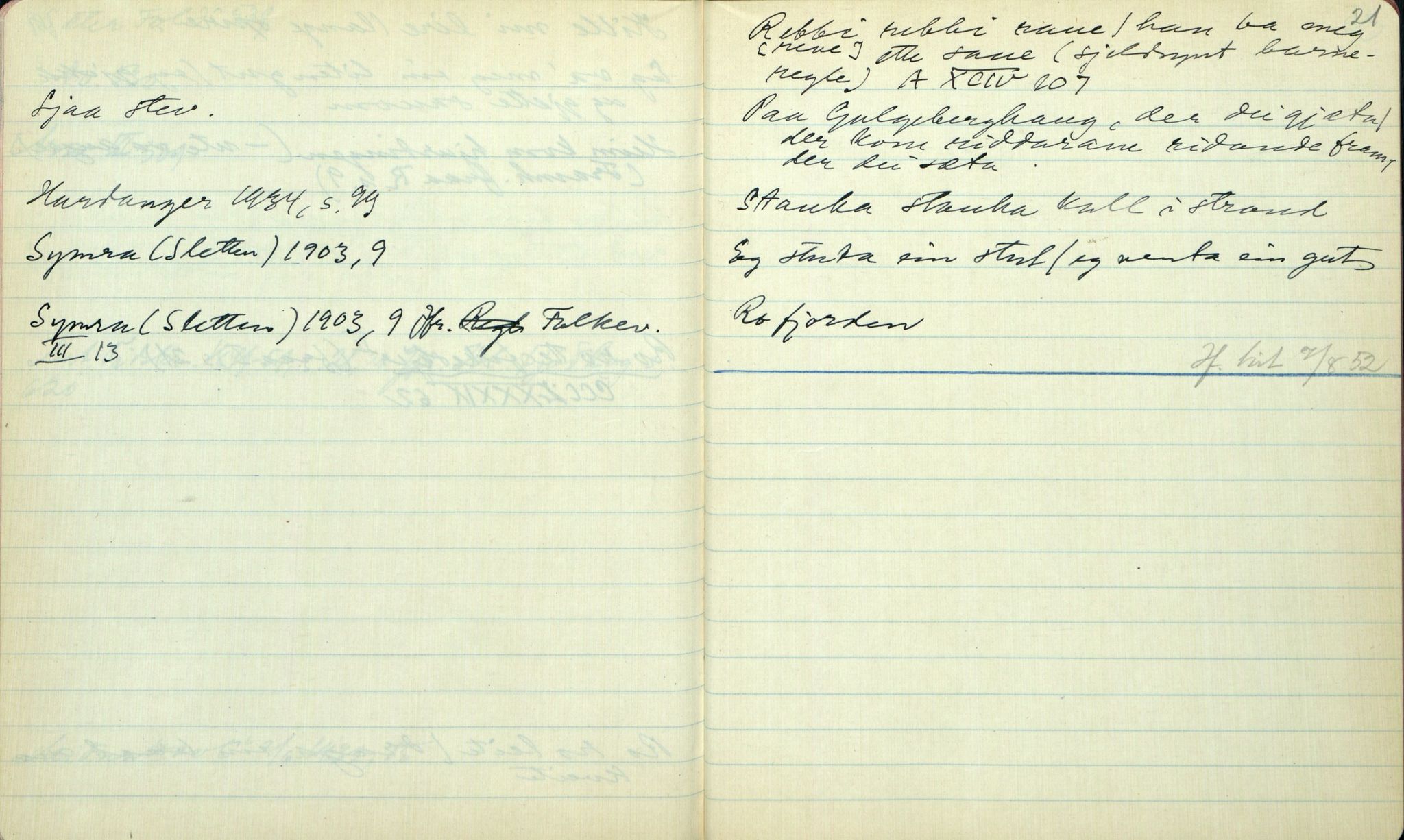 Rikard Berge, TEMU/TGM-A-1003/H/L0080: 80: Katalog yvi Baansullar ll, 1910, p. 20-21