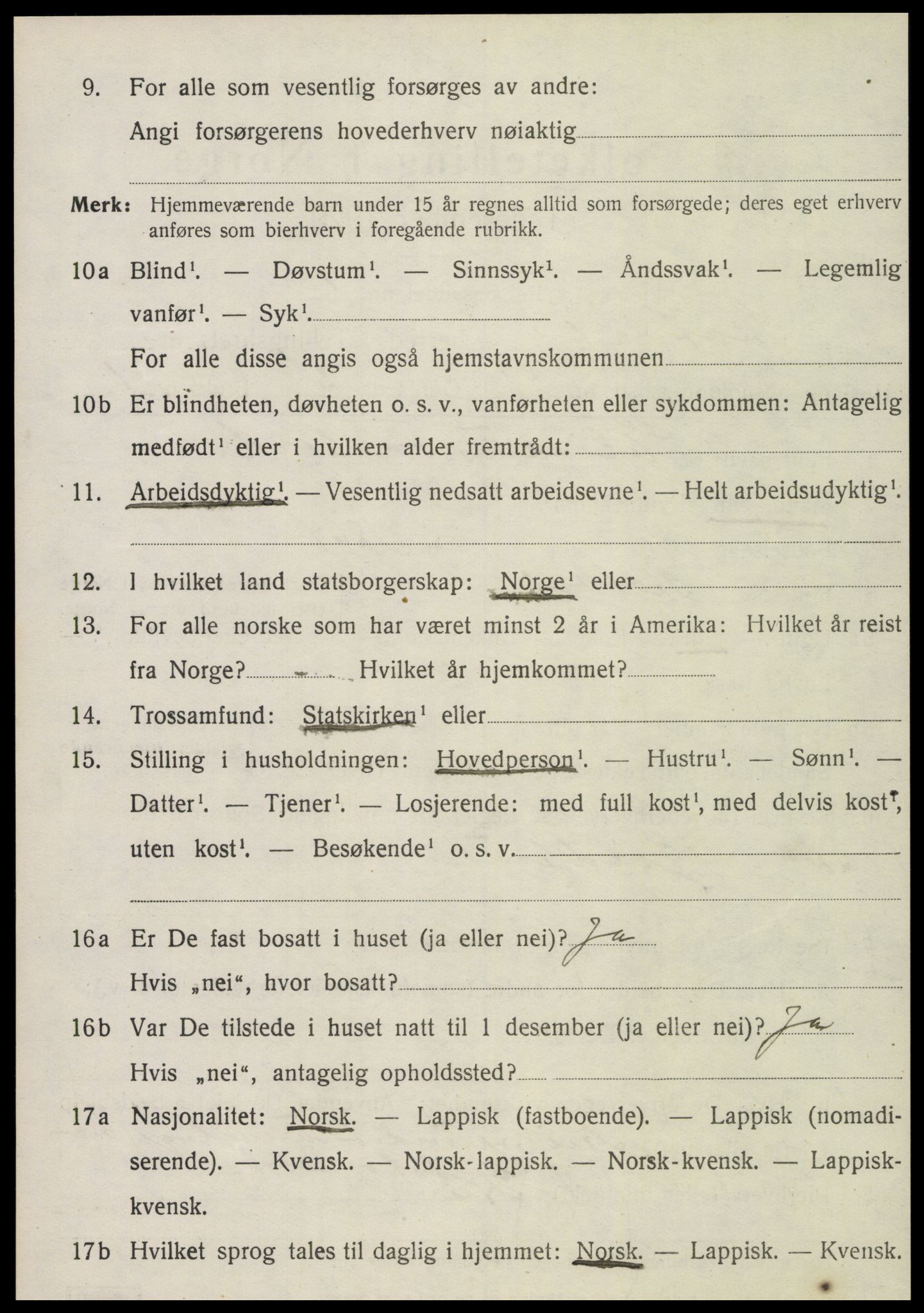 SAT, 1920 census for Skatval, 1920, p. 1144