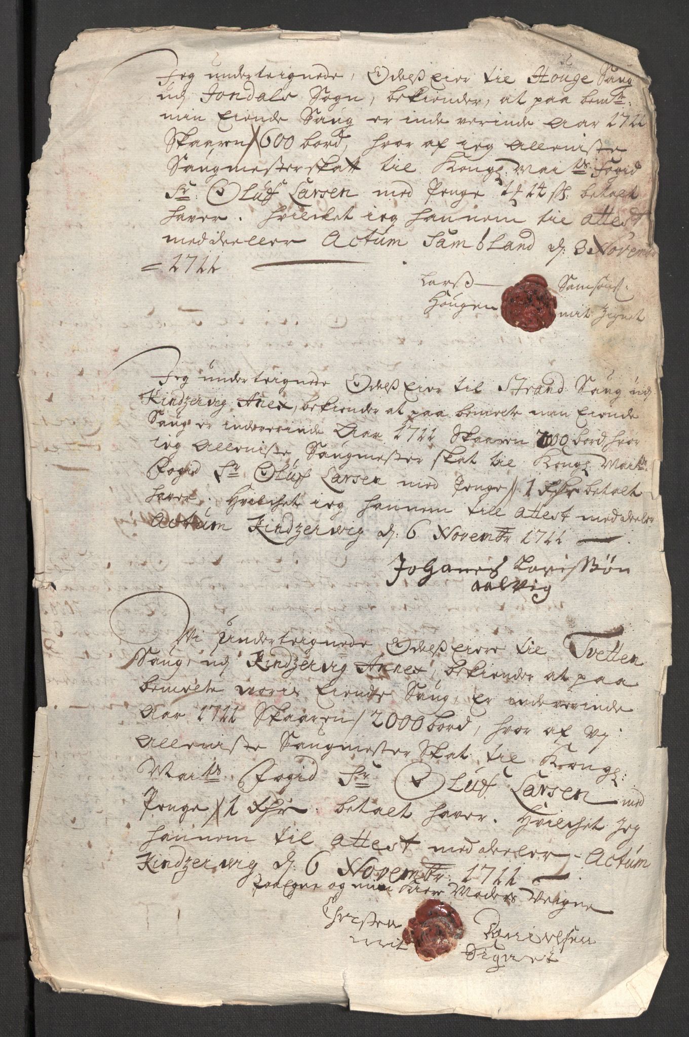 Rentekammeret inntil 1814, Reviderte regnskaper, Fogderegnskap, AV/RA-EA-4092/R48/L2987: Fogderegnskap Sunnhordland og Hardanger, 1711, p. 305