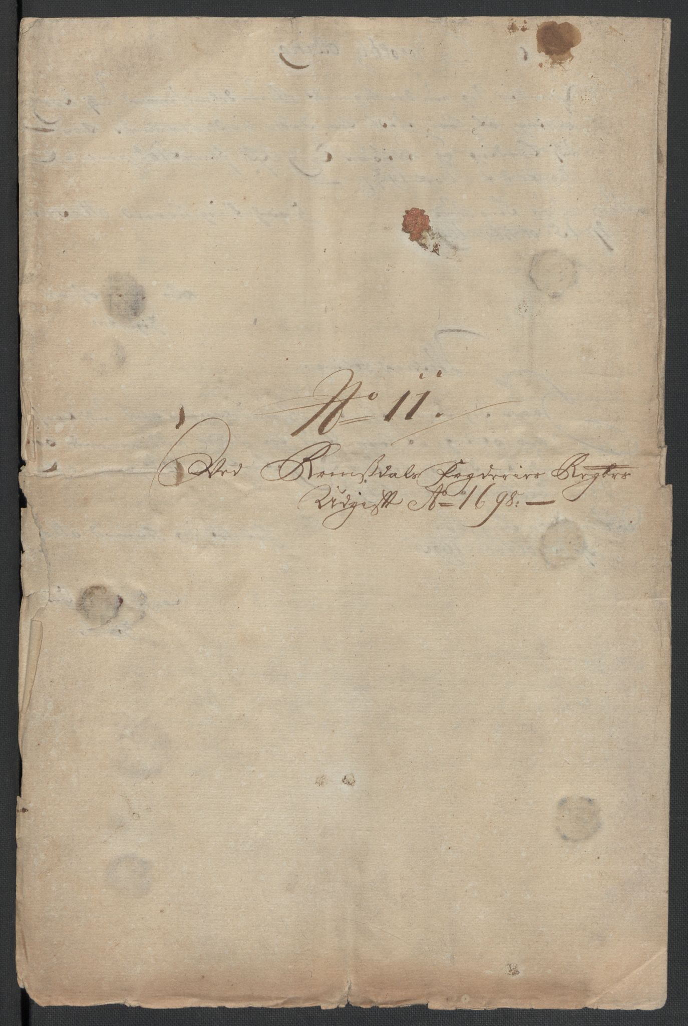 Rentekammeret inntil 1814, Reviderte regnskaper, Fogderegnskap, AV/RA-EA-4092/R55/L3653: Fogderegnskap Romsdal, 1697-1698, p. 388